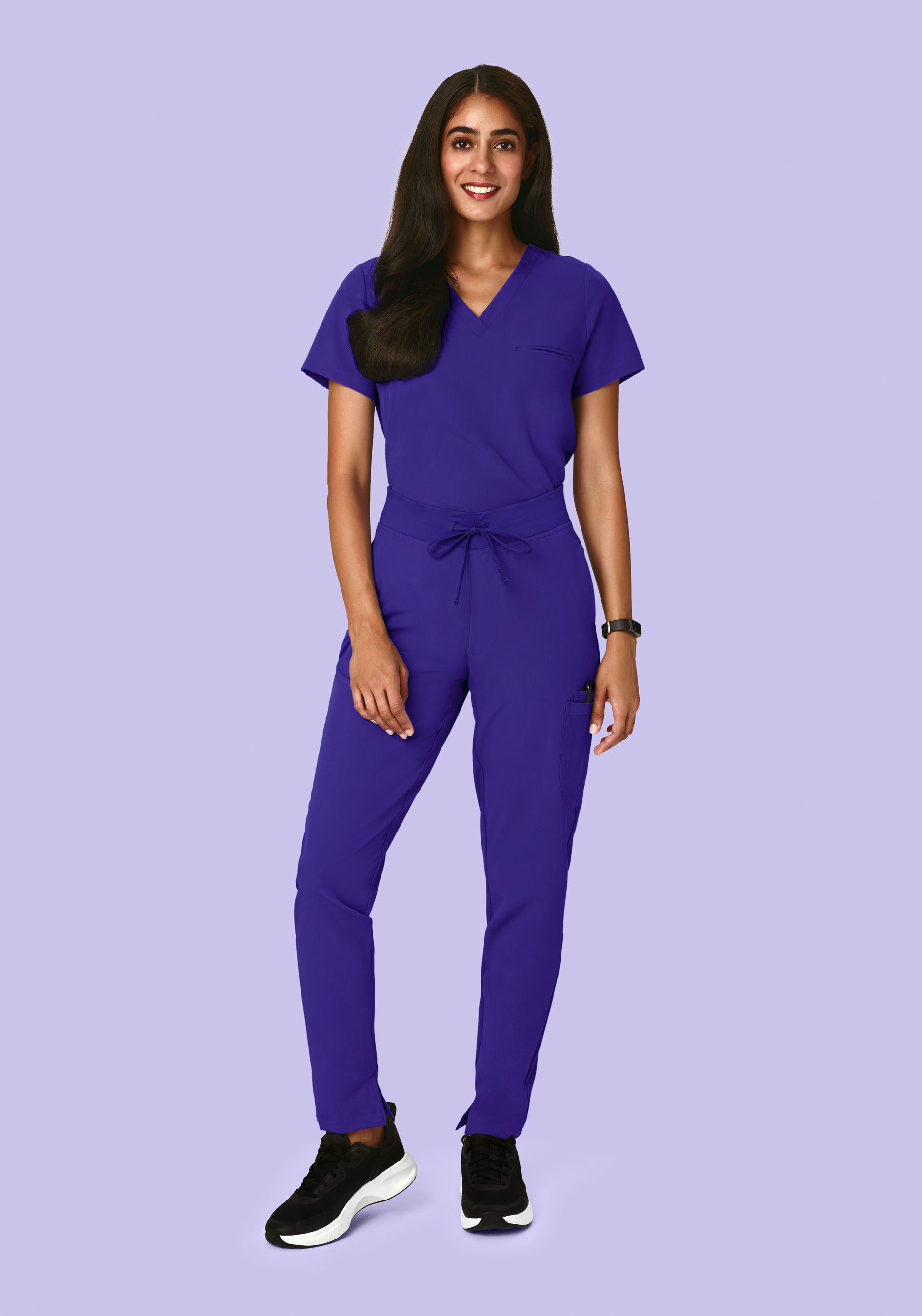 6 Pocket Slim Pants True Grape
