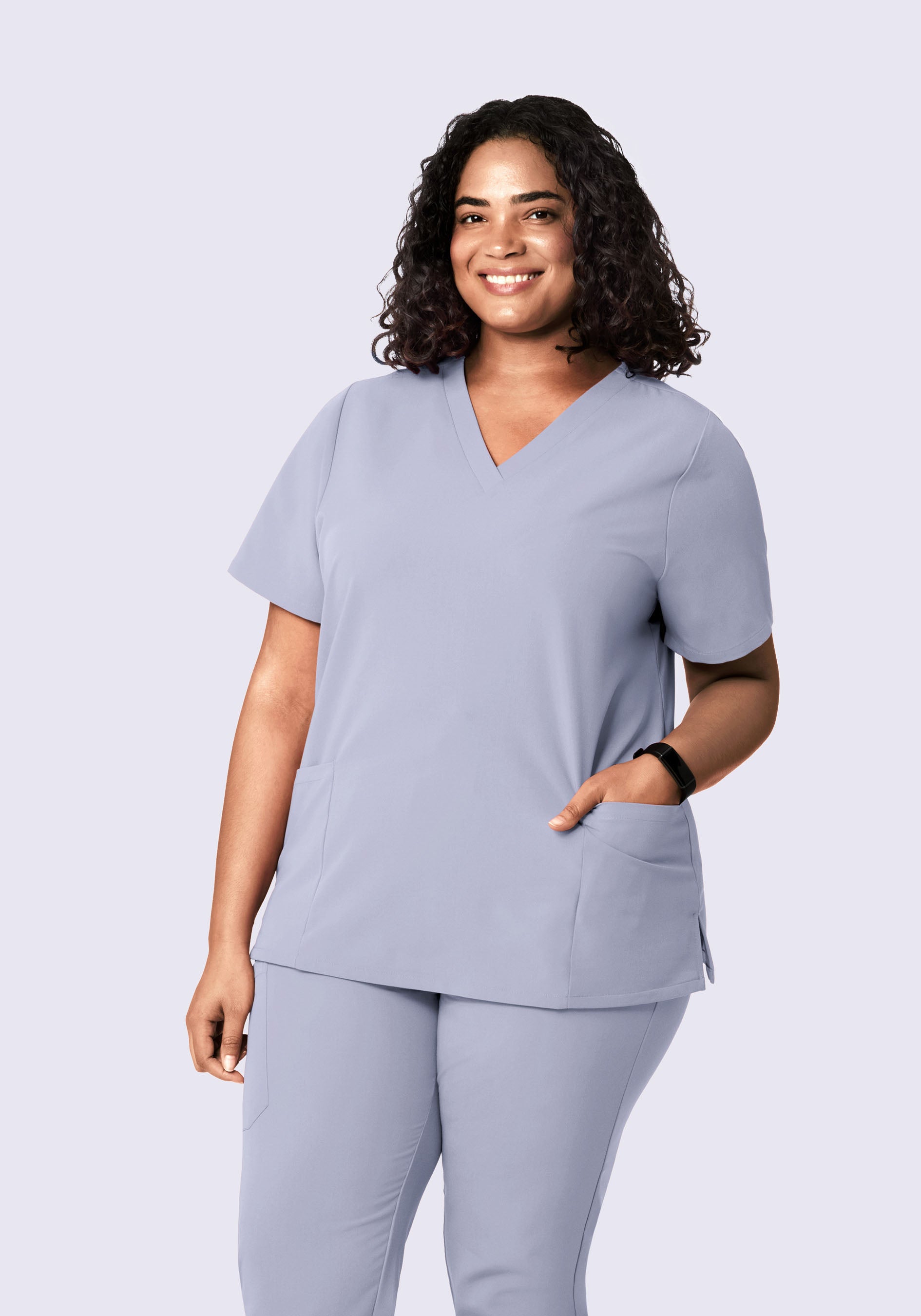 6 Pocket Top Wisteria