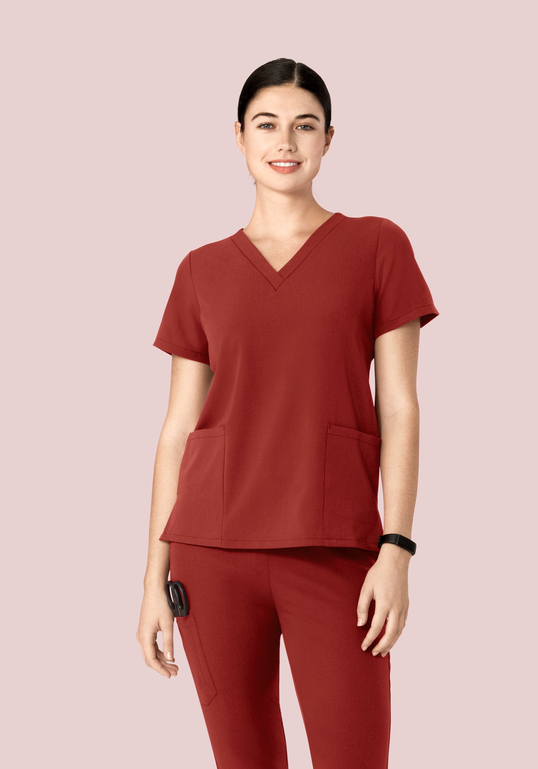 6 Pocket Top Rosewood