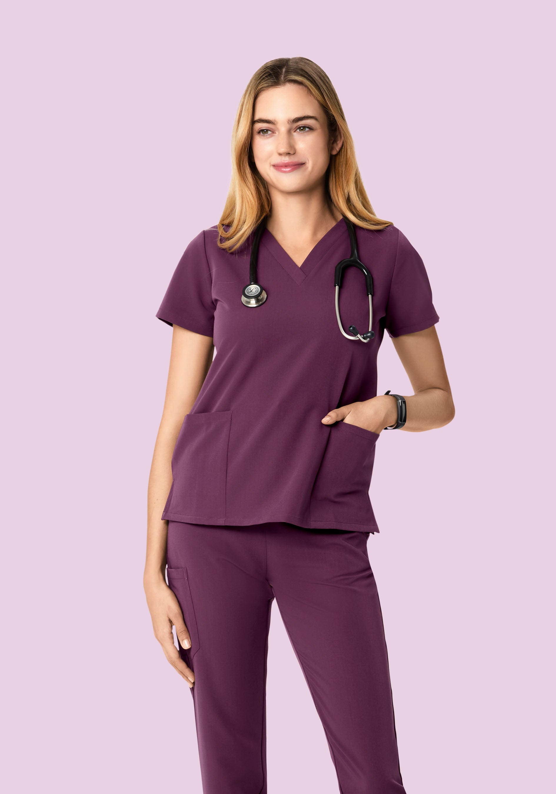 6 Pocket Top Bordeaux