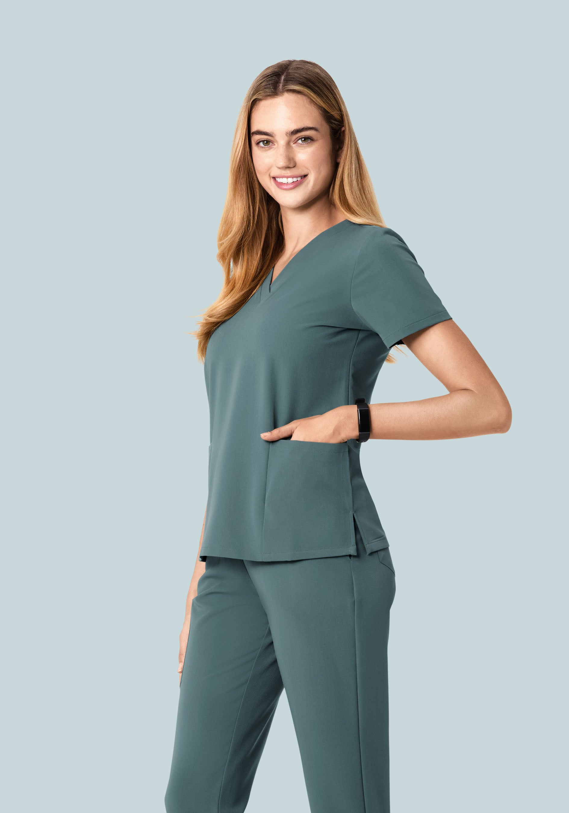 6 Pocket Top Stormy Sky