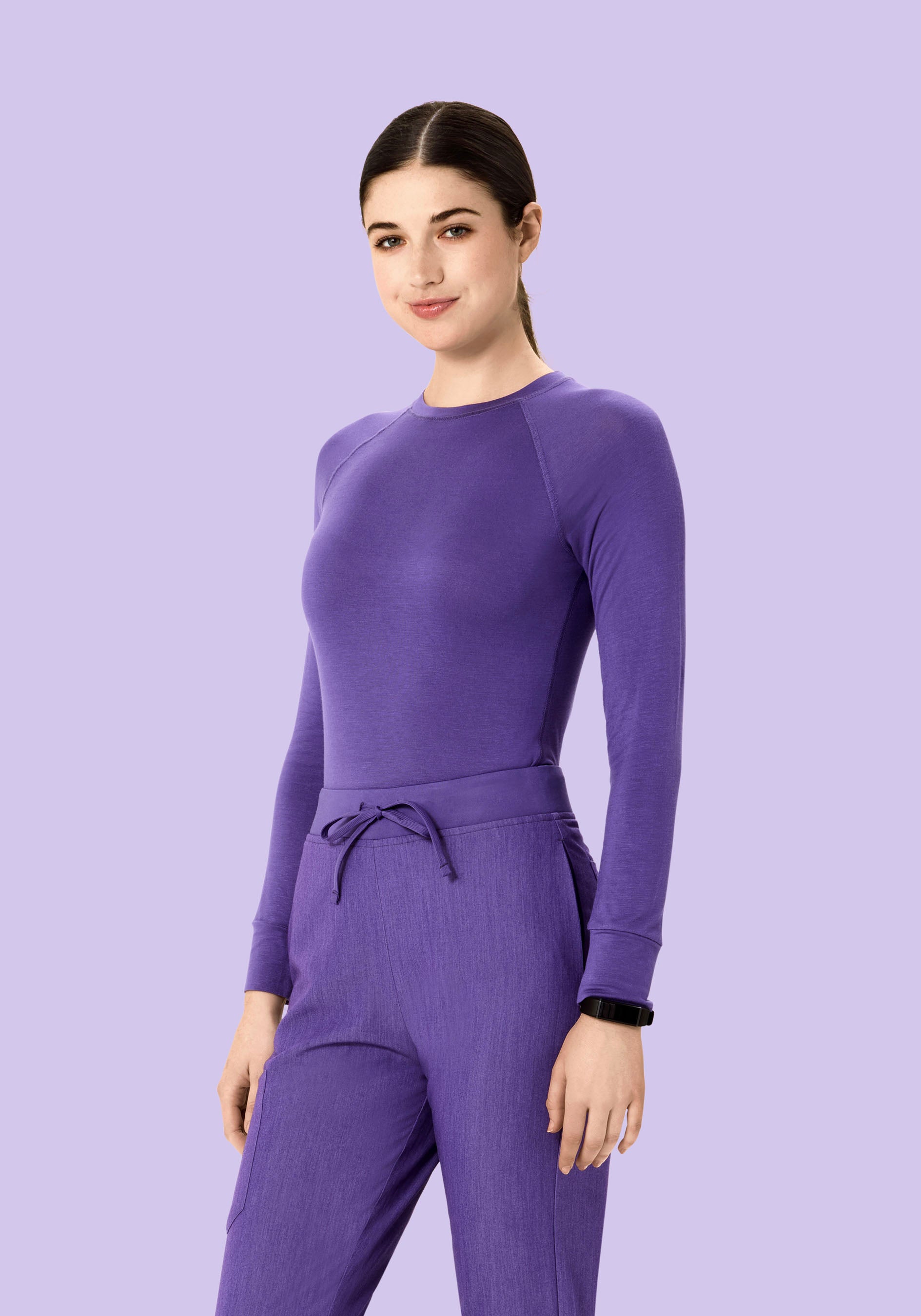 Women's Underscrubs Heather Grape