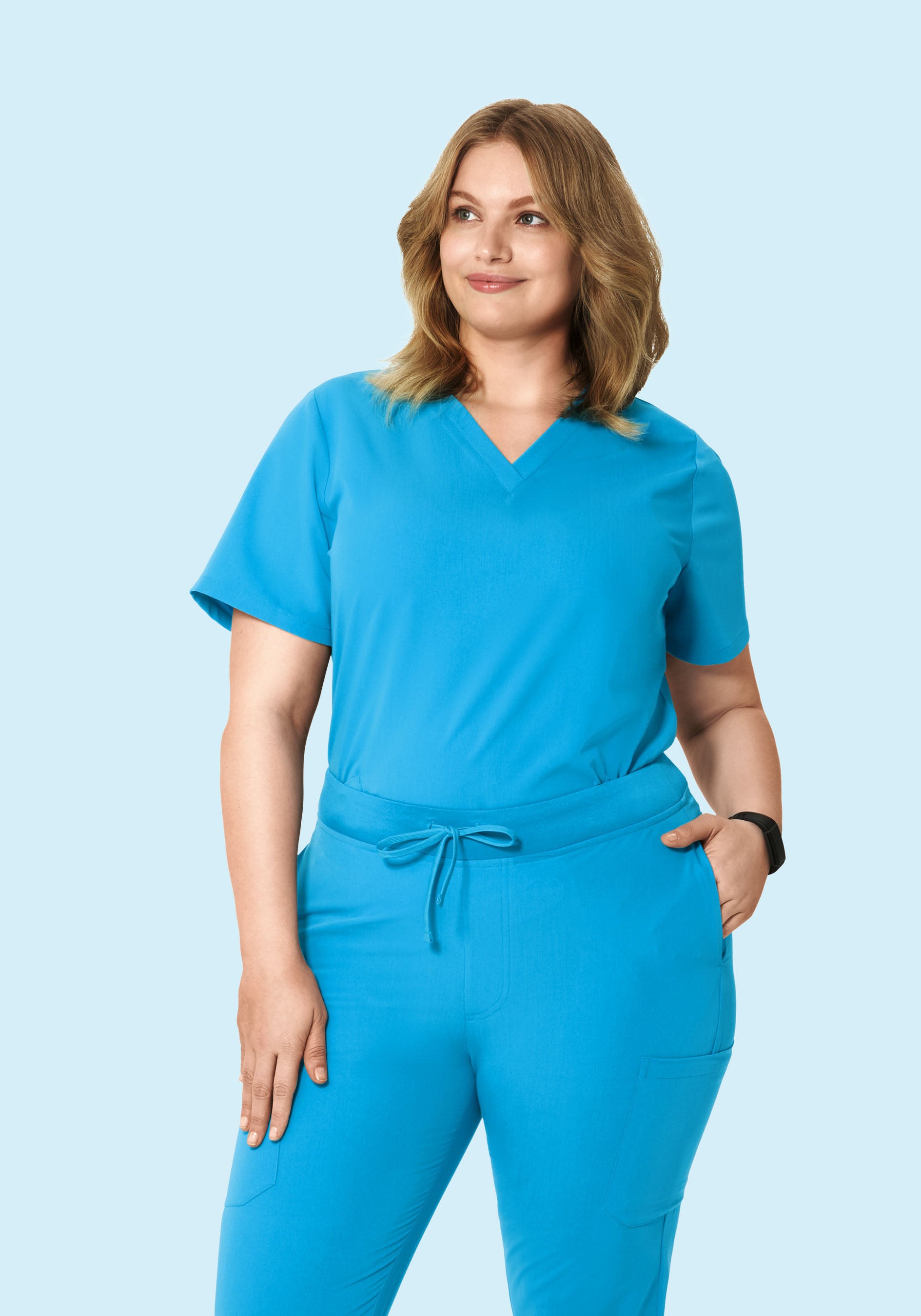 6 Pocket Top Horizon Blue