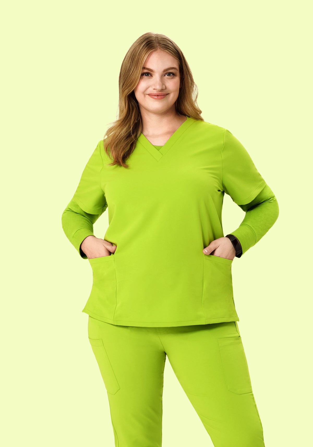Women's Underscrubs Apple Green