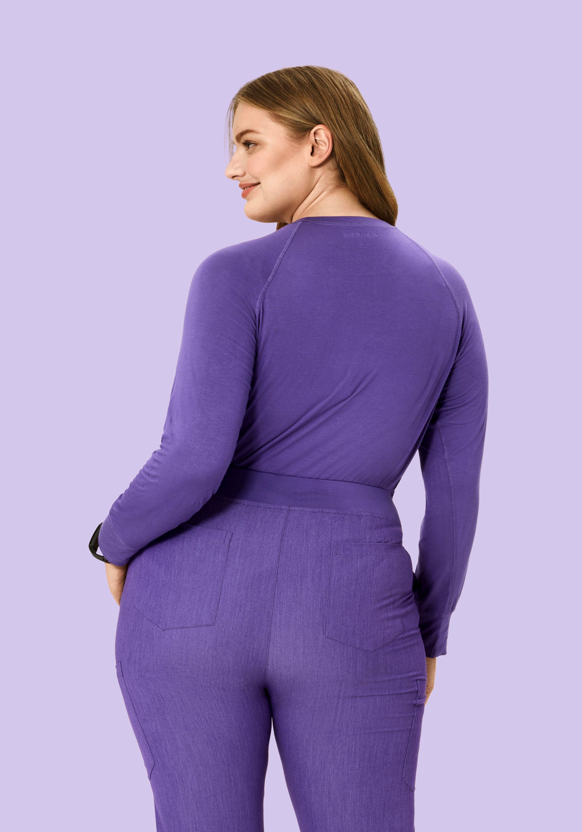 Women's Underscrubs Heather Grape