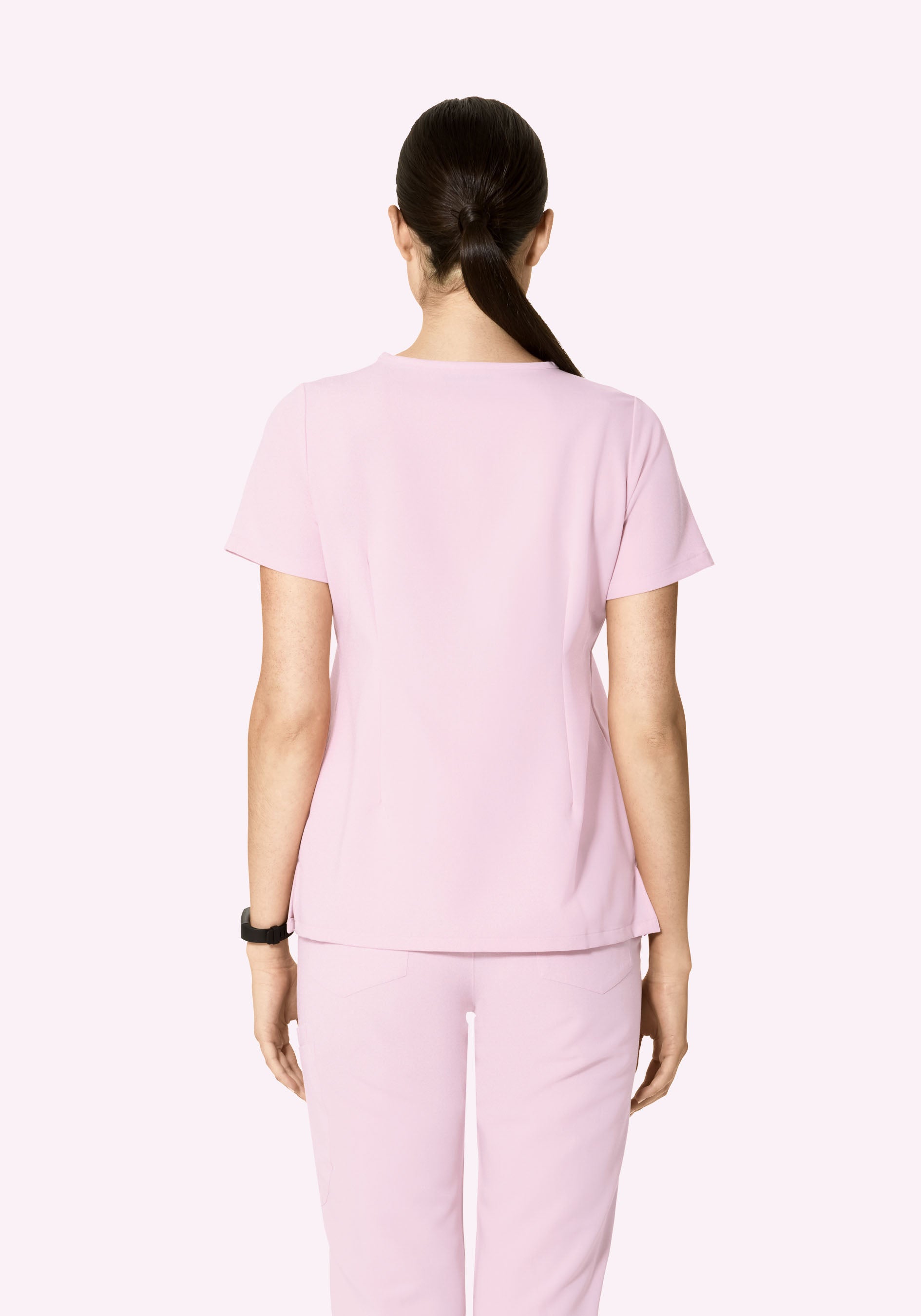 6 Pocket Top Misty Rose