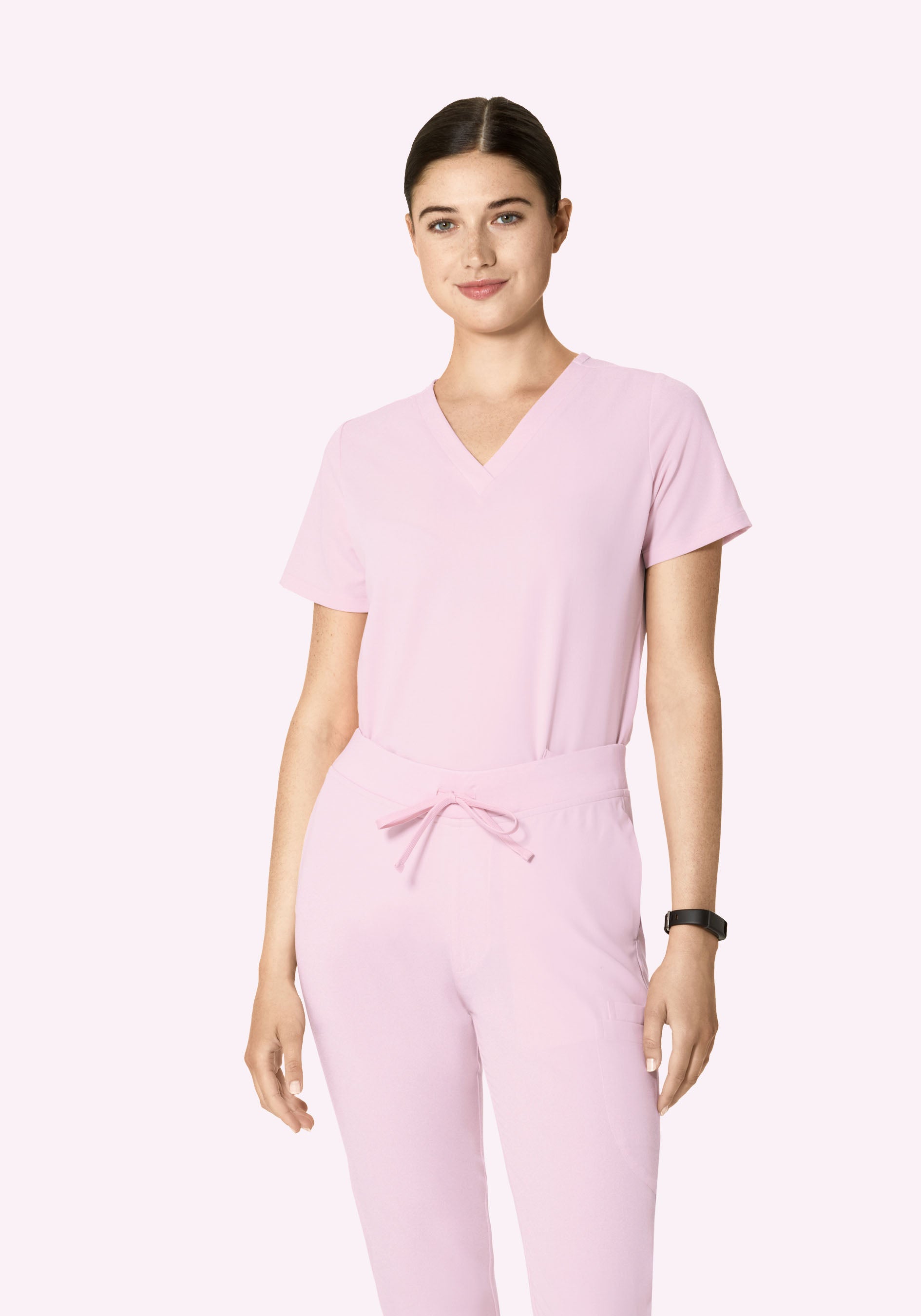 6 Pocket Top Misty Rose