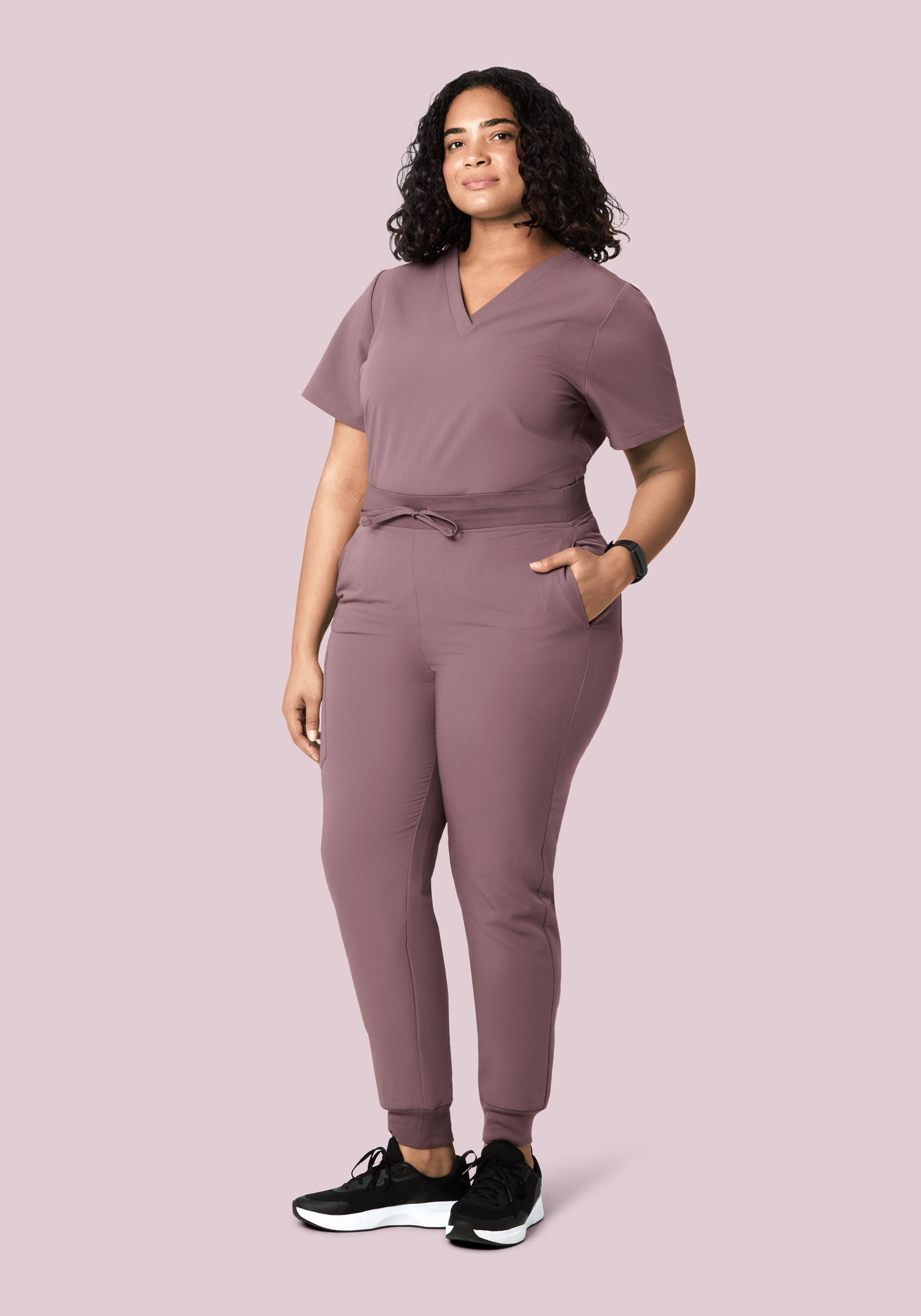 High Waisted Joggers Moondust