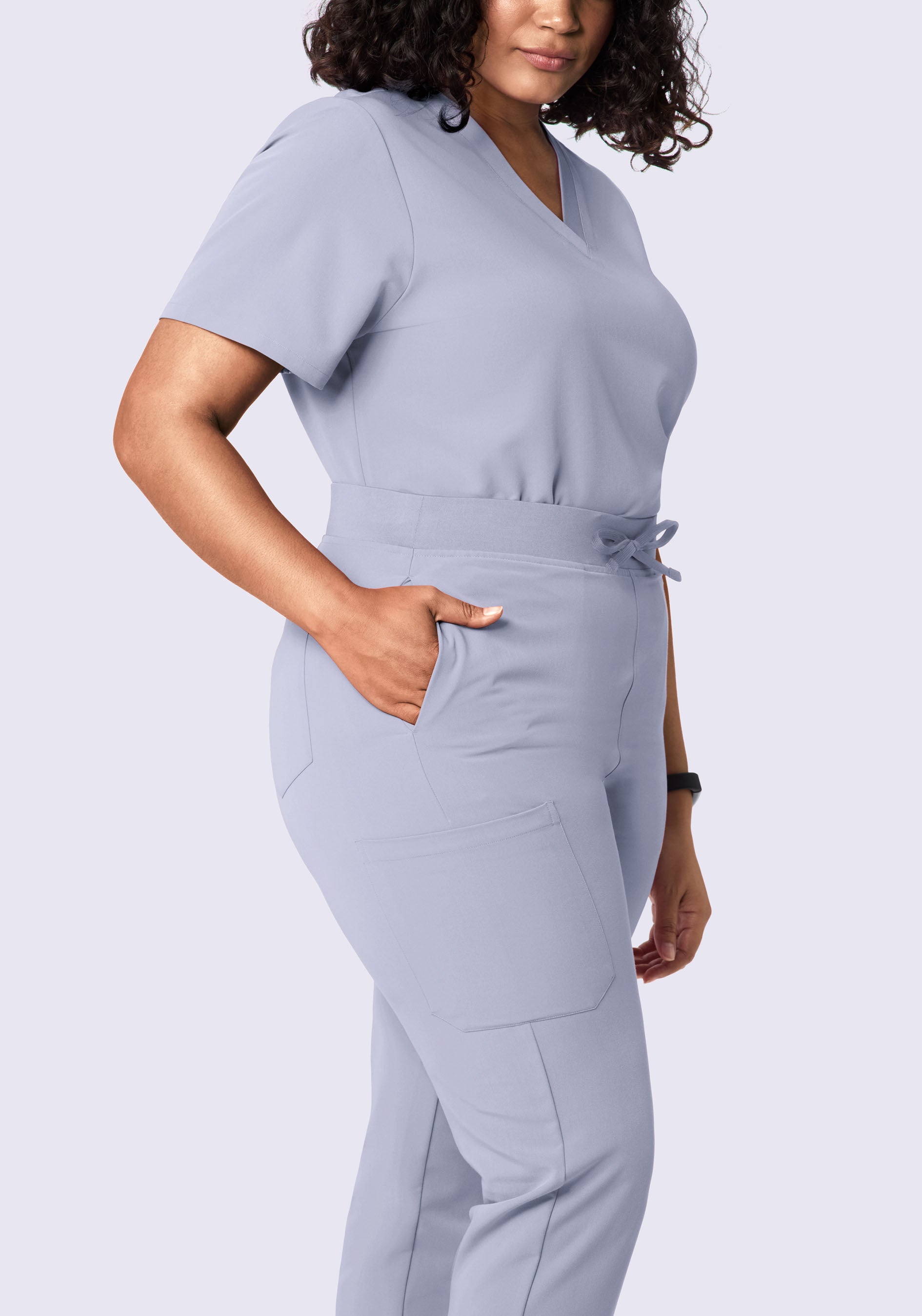 High Waisted Joggers Wisteria