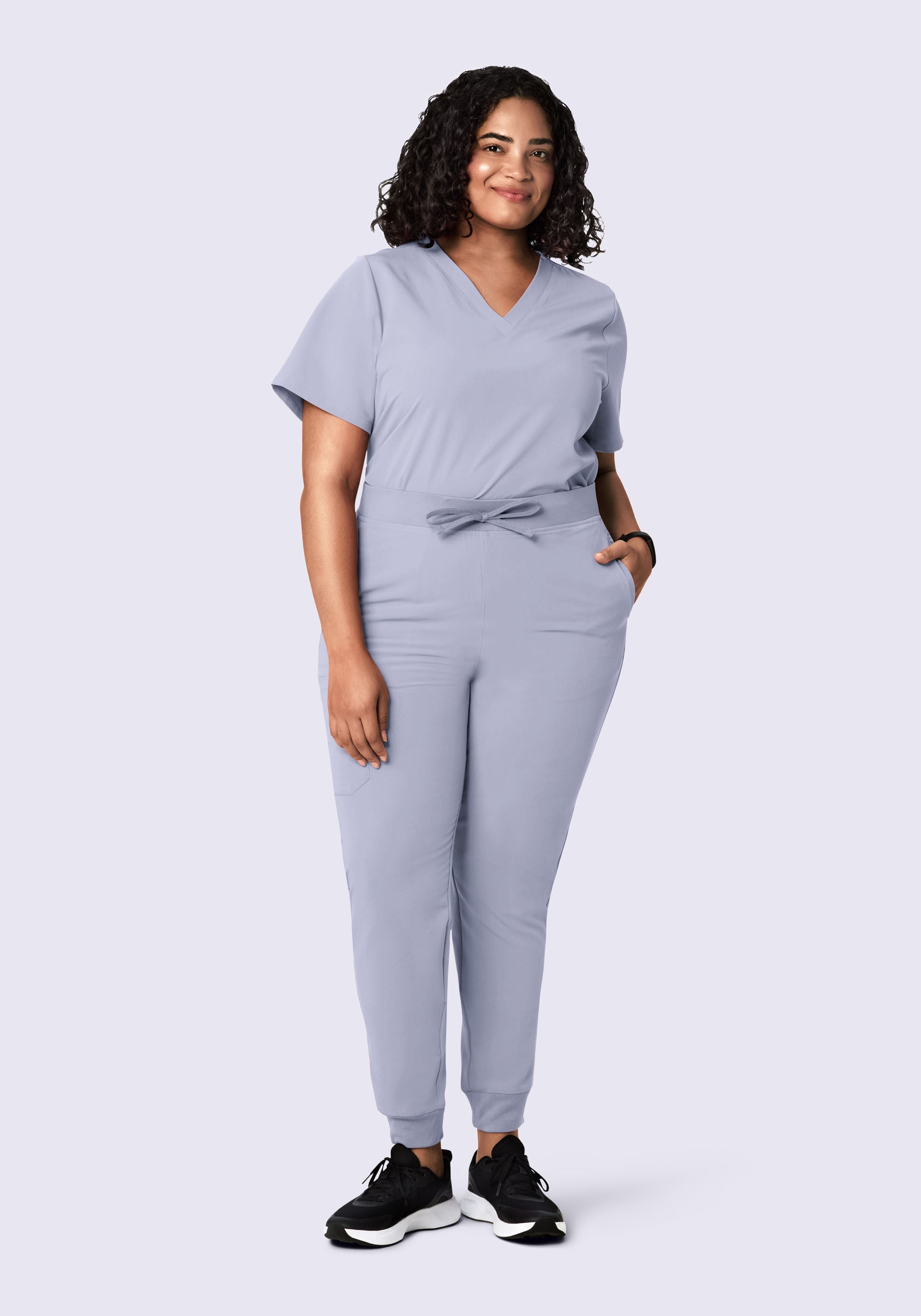 High Waisted Joggers Wisteria