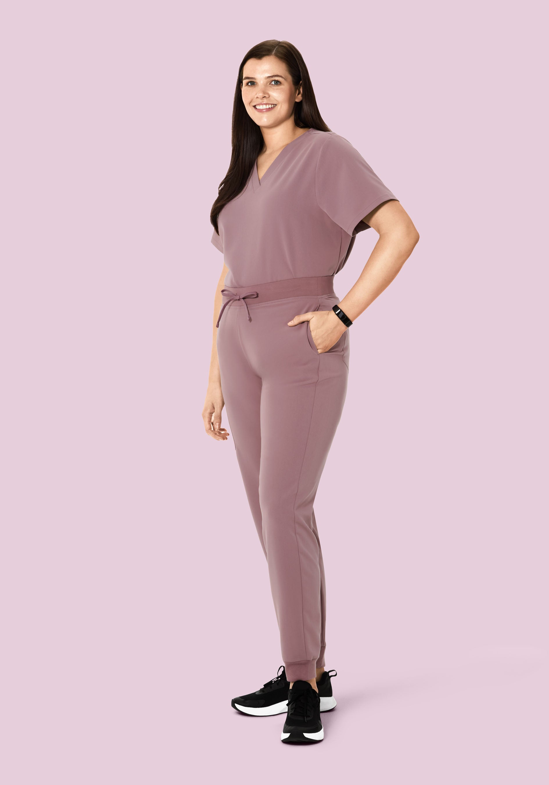 High Waisted Joggers Dusk