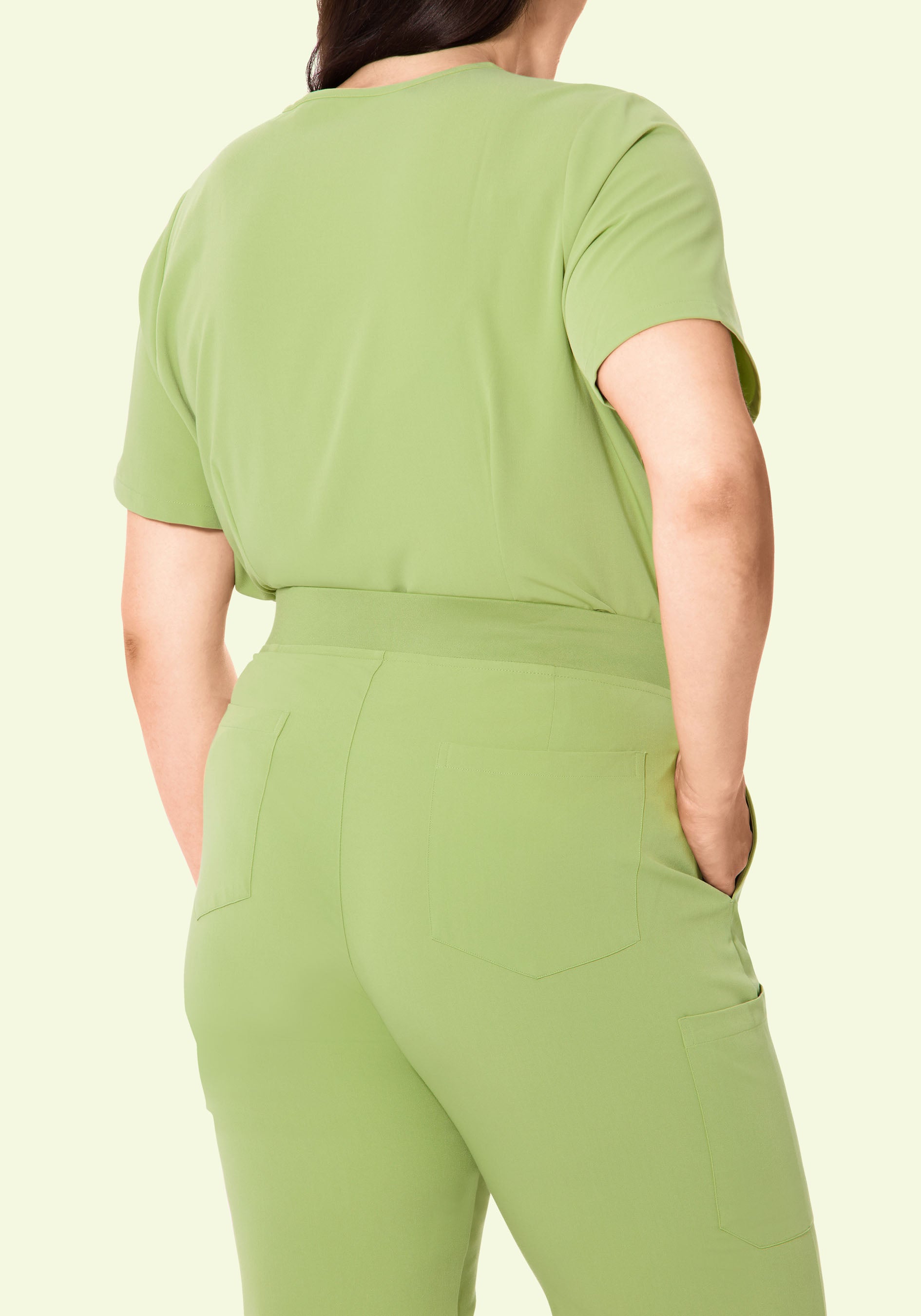 High Waisted Joggers Fern