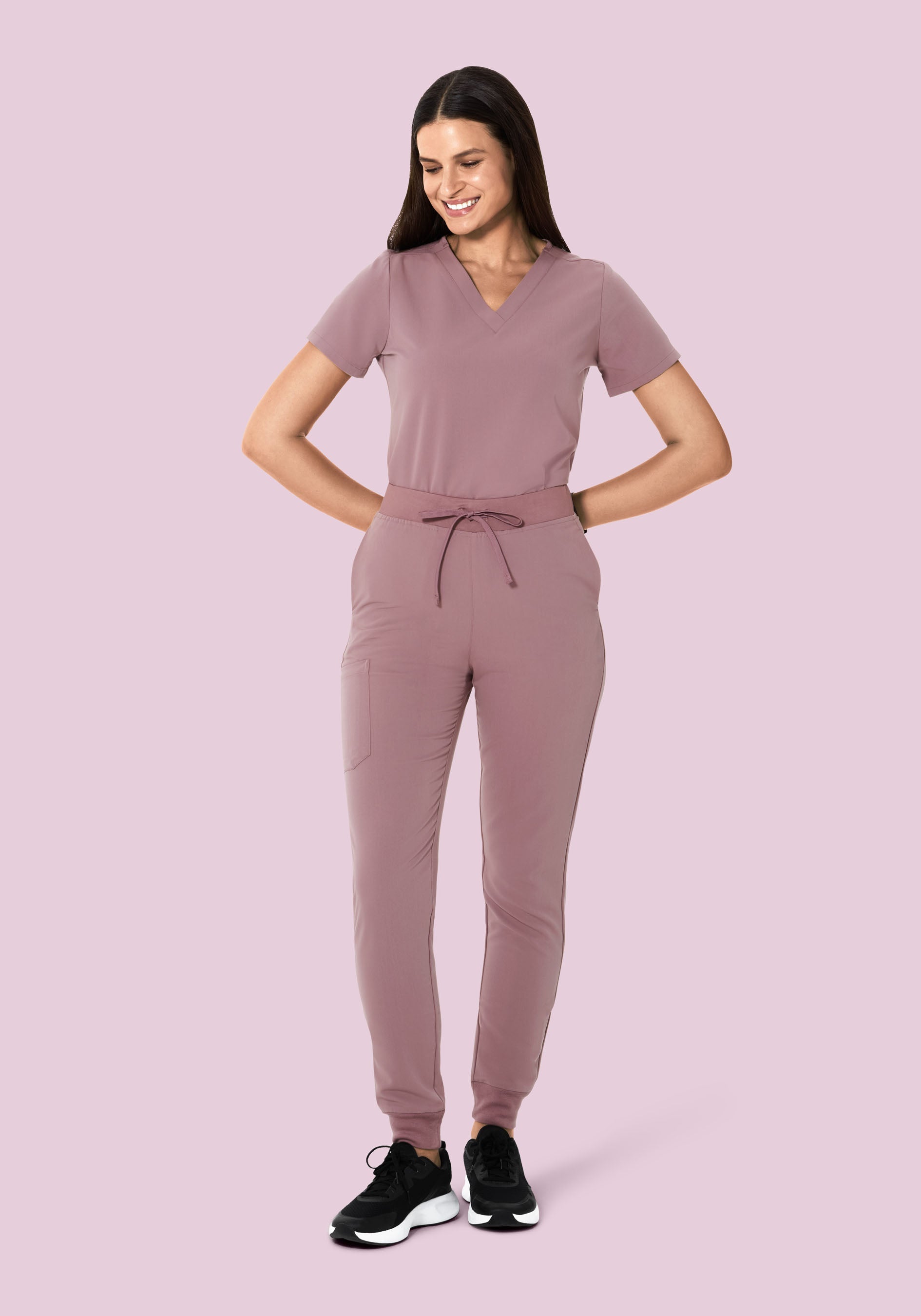 High Waisted Joggers Dusk