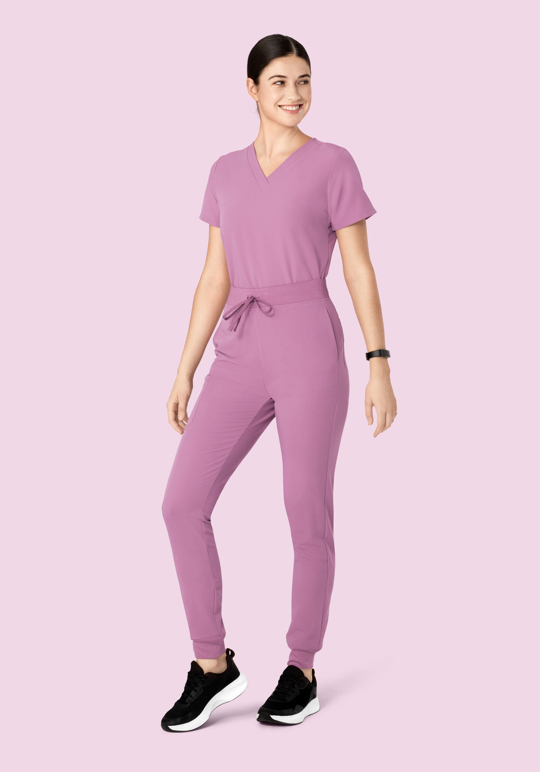 High Waisted Joggers Lilac