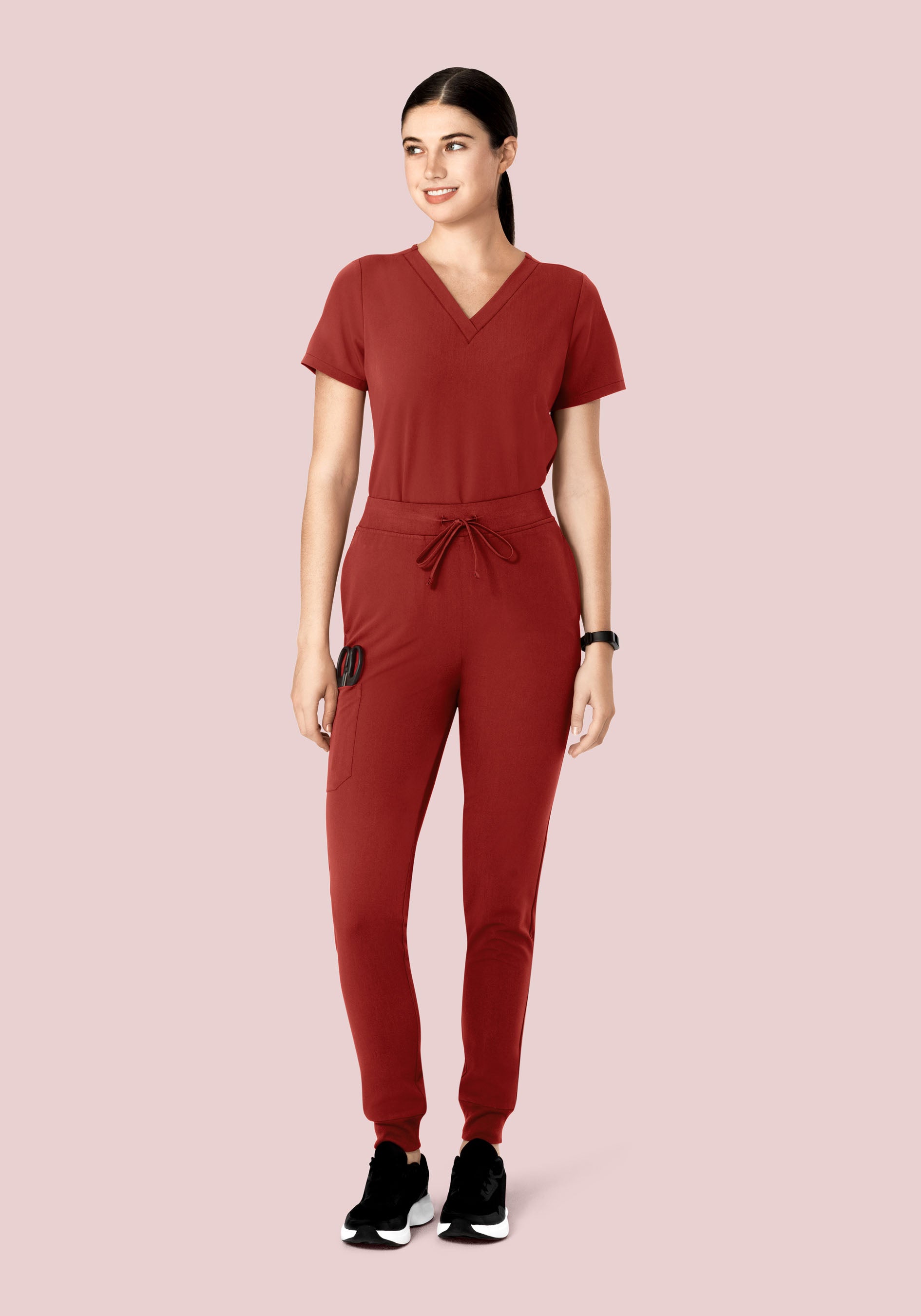 6 Pocket Top Rosewood