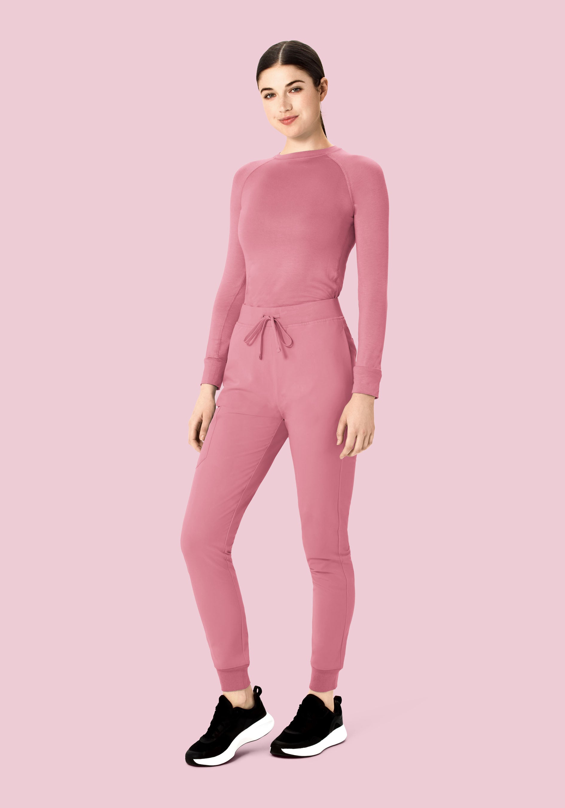 High Waisted Joggers Rosé