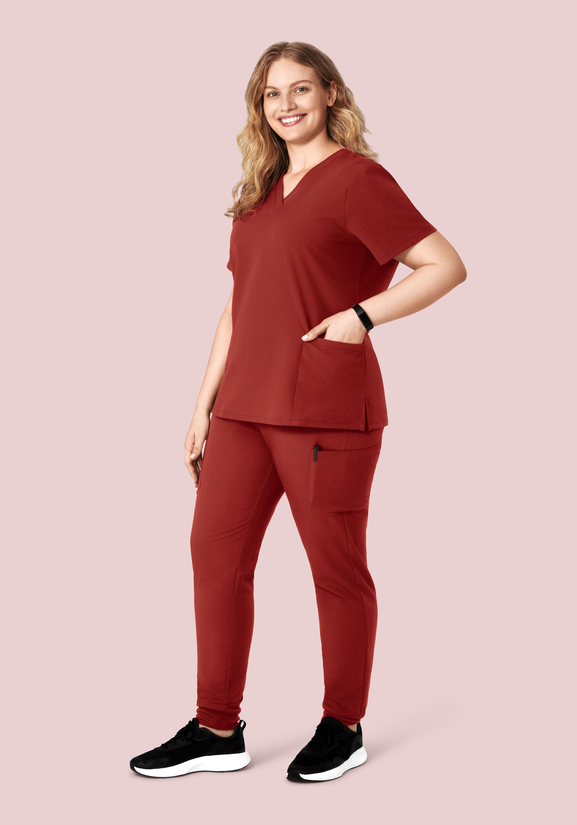 6 Pocket Top Rosewood