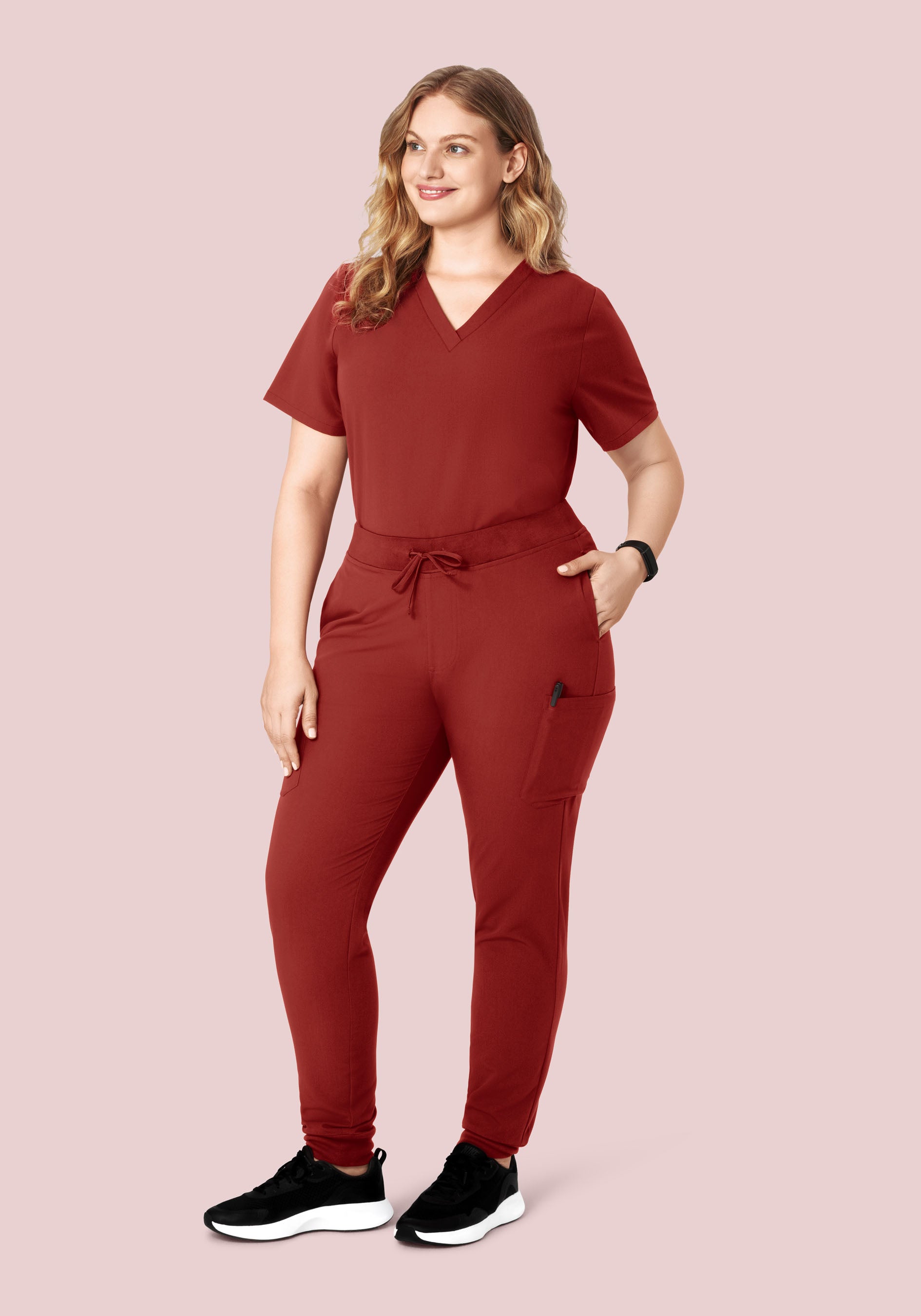 6 Pocket Top Rosewood