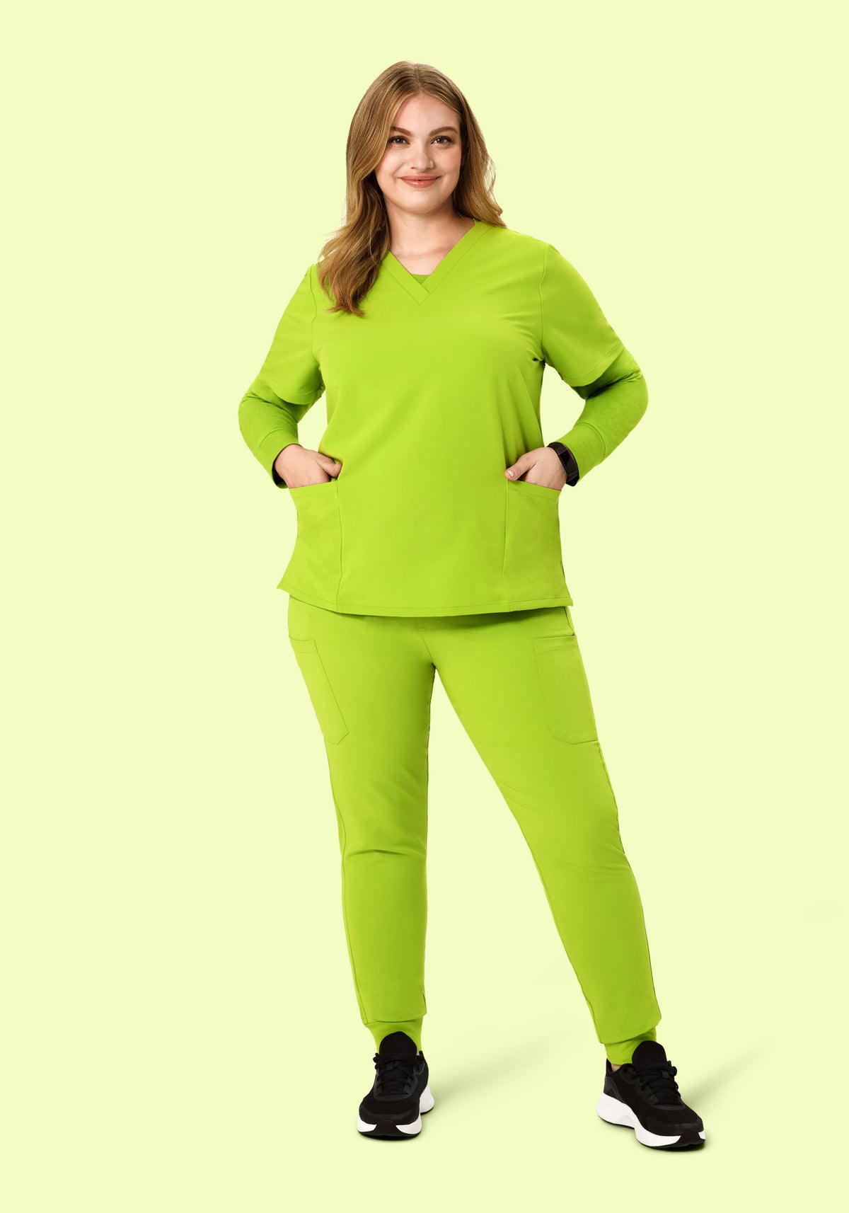 Women's Underscrubs Apple Green