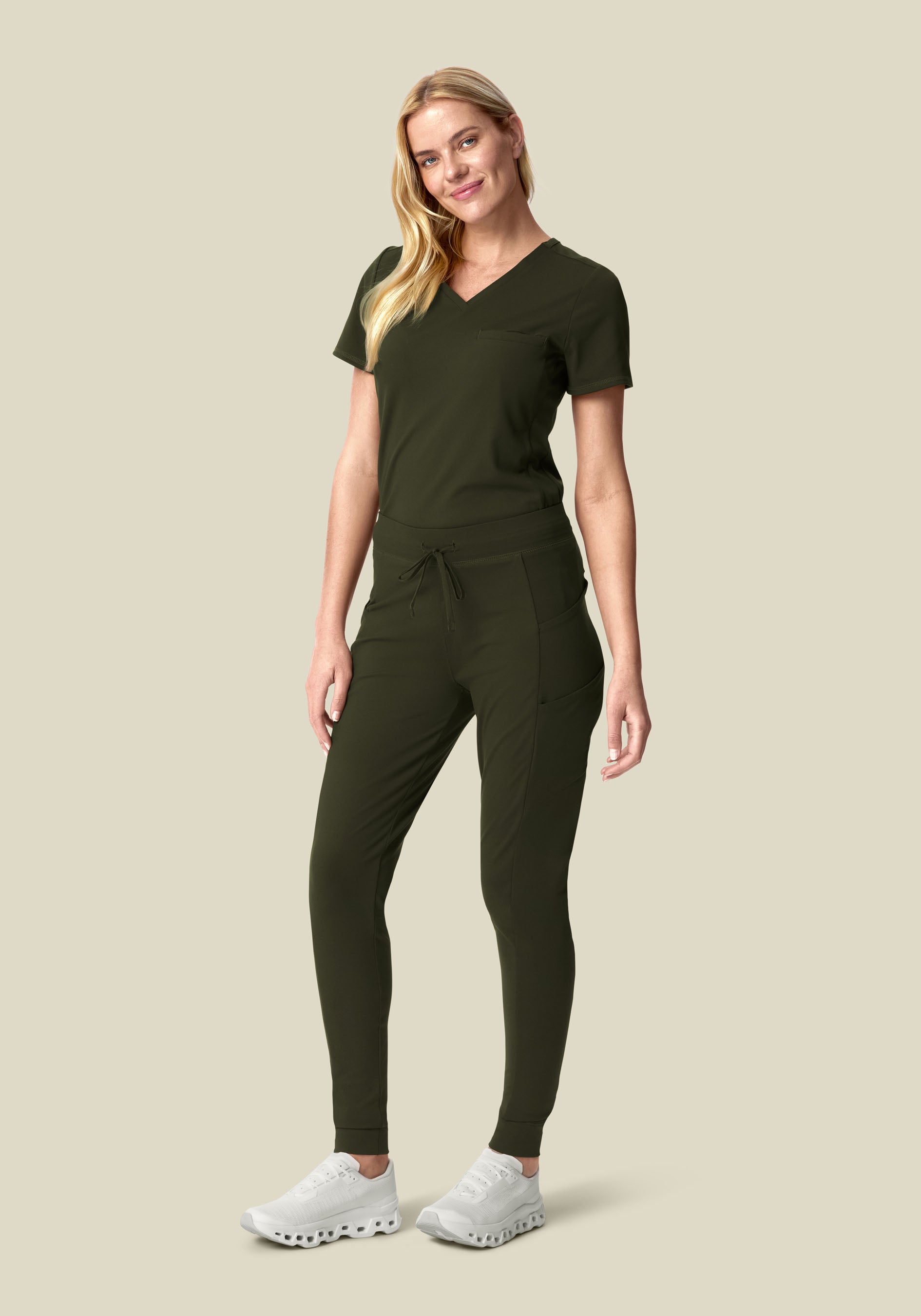 Soft Stretch Joggers Olive
