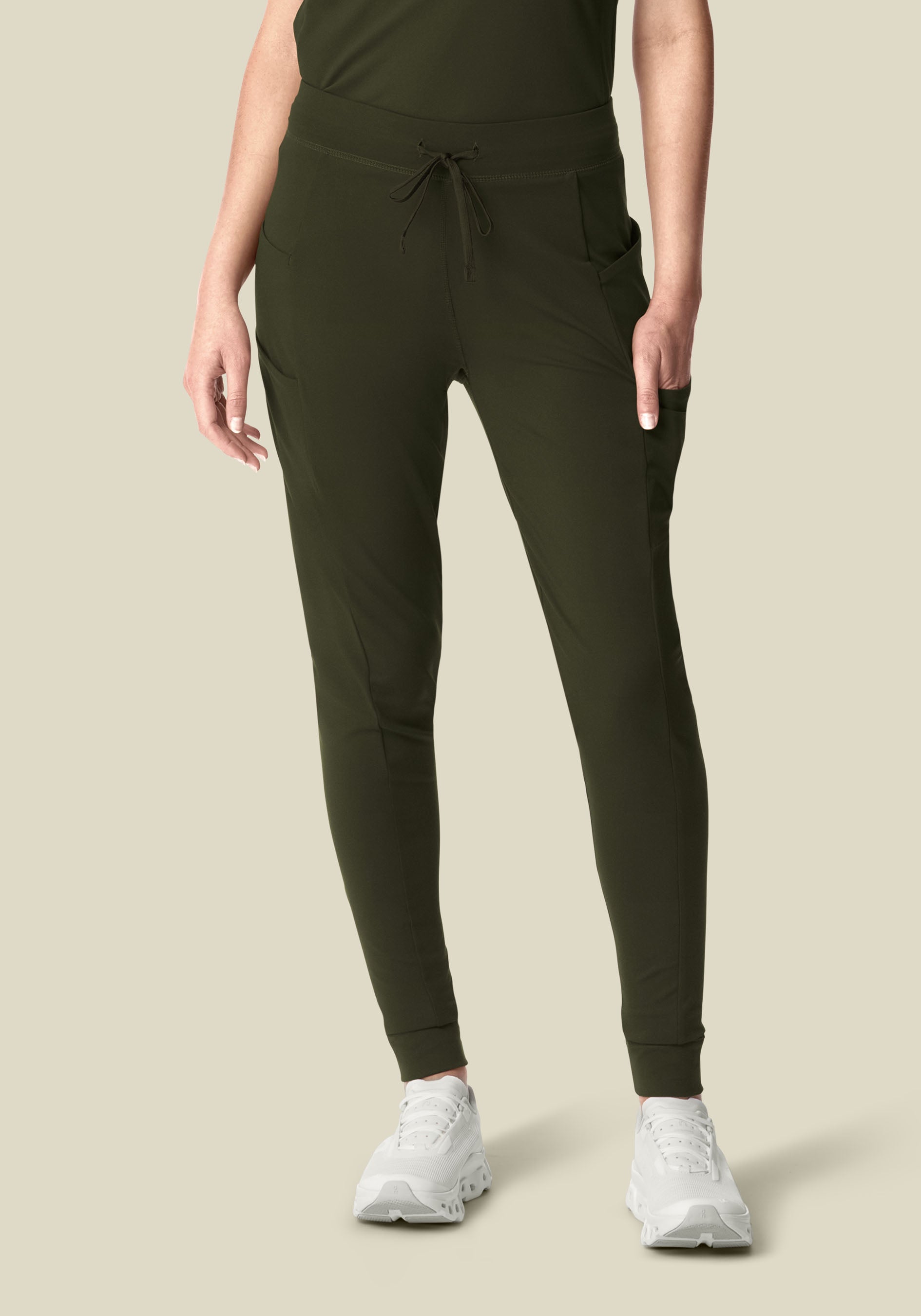 Soft Stretch Joggers Olive