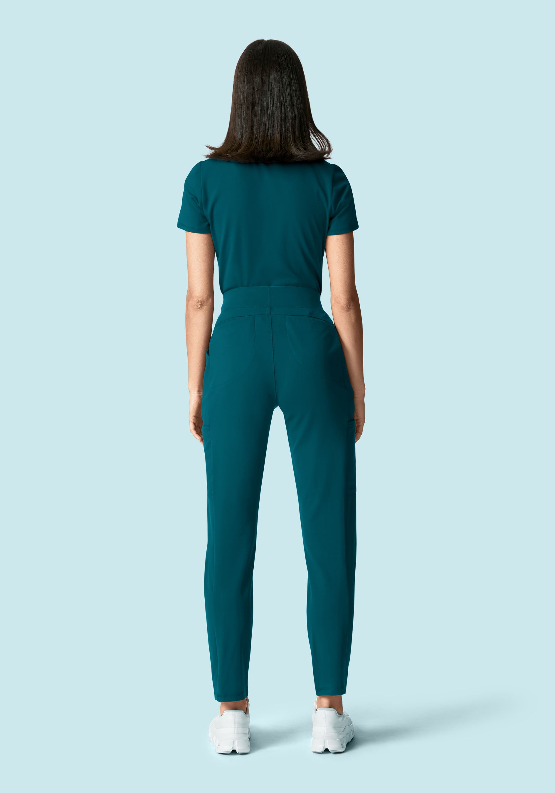 Soft Stretch Joggers Caribbean Blue