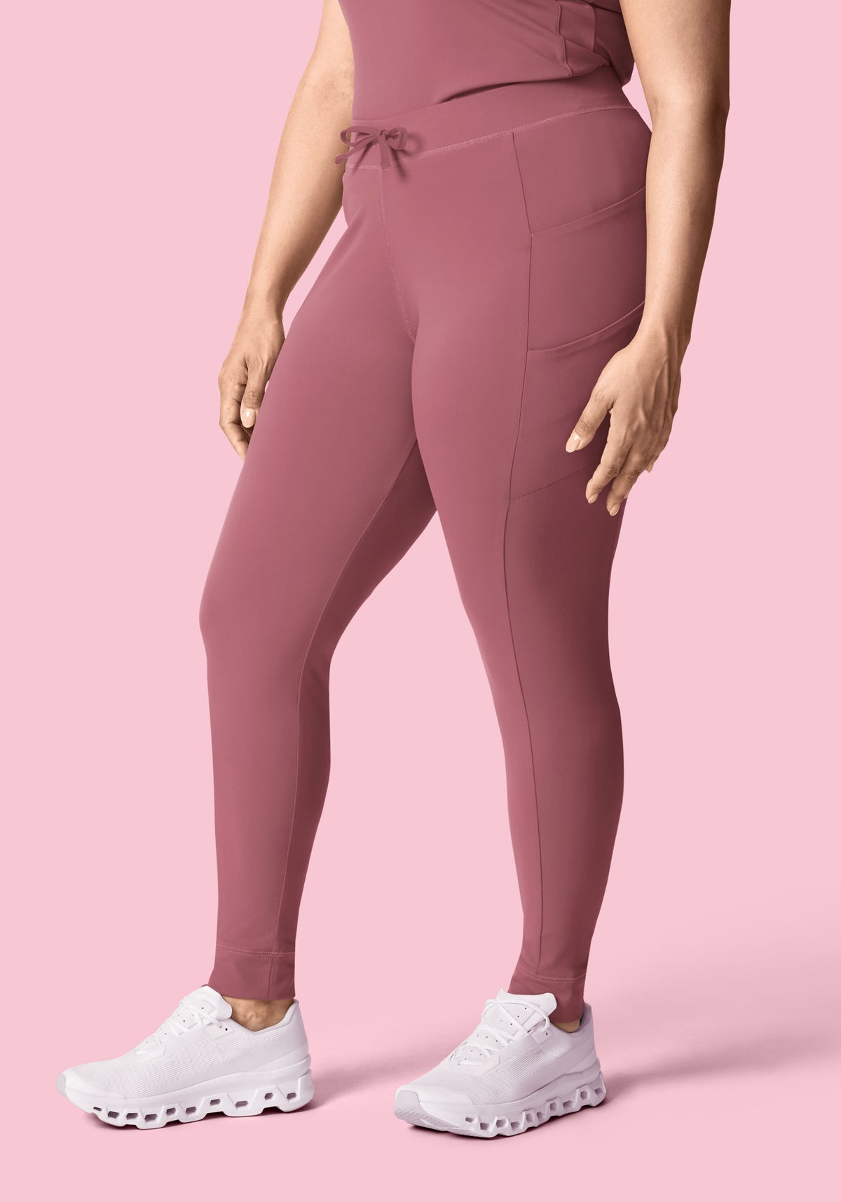 Soft Stretch Joggers Mauve