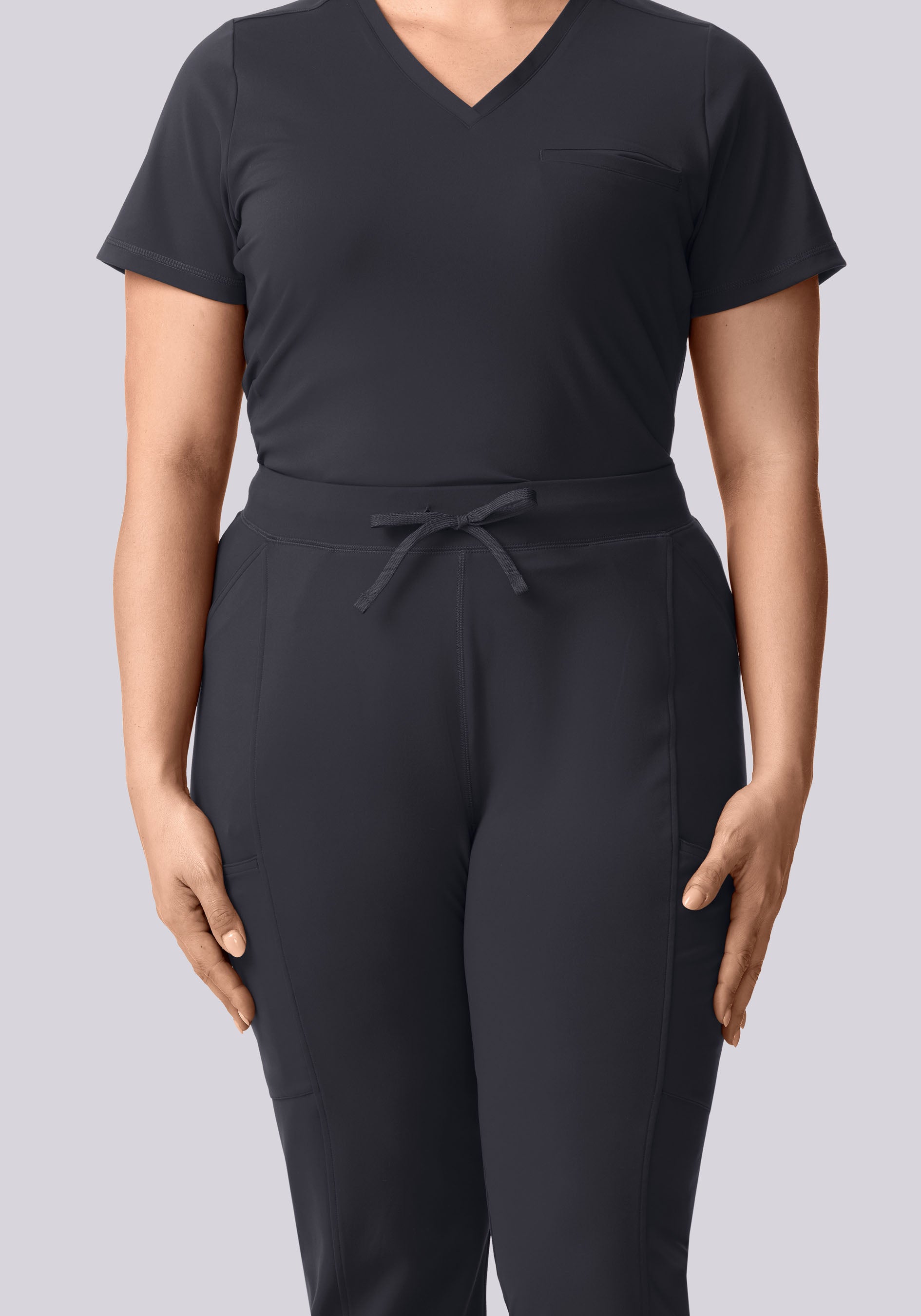 Soft Stretch Straight Leg Pewter