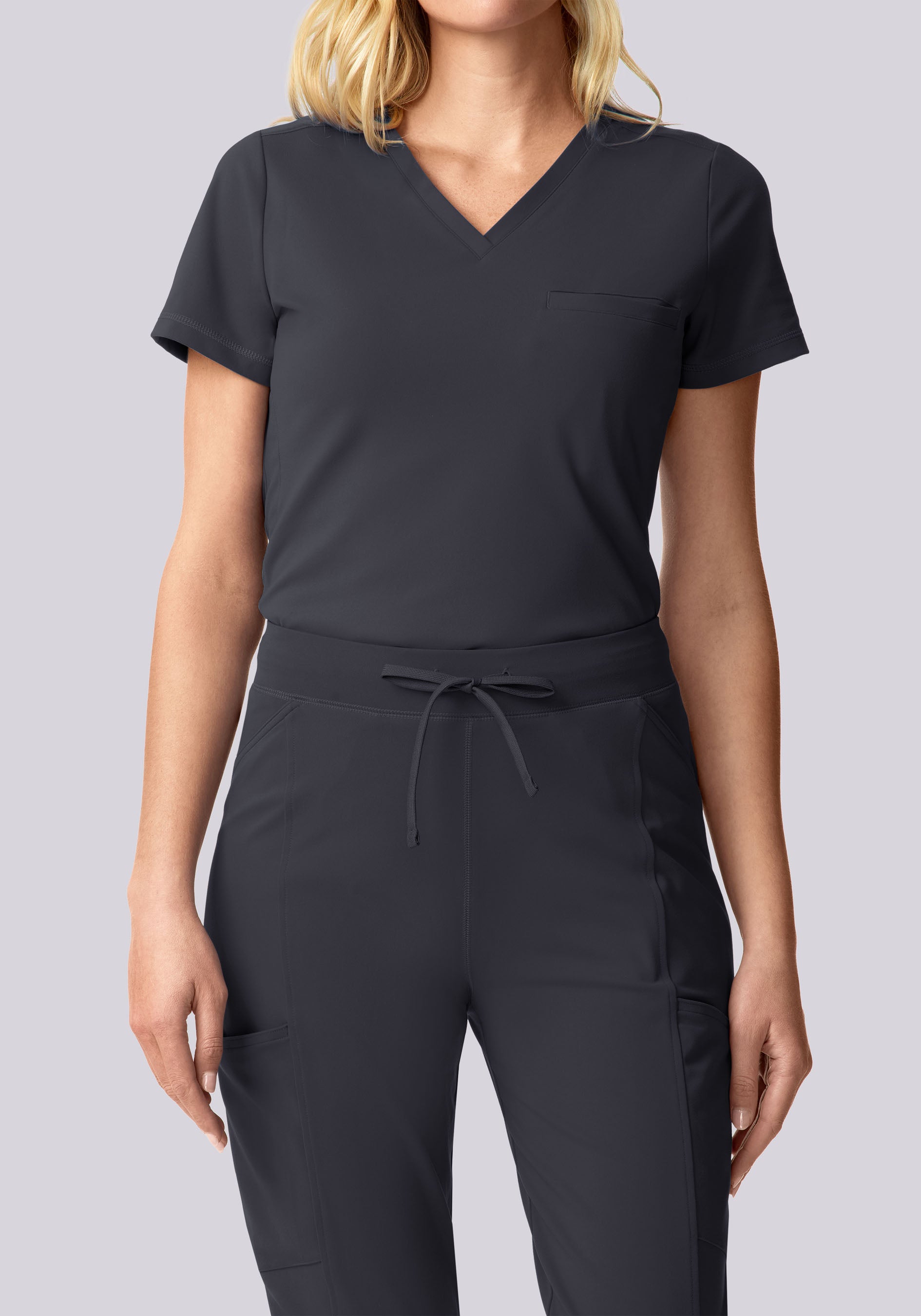 Soft Stretch Straight Leg Pewter