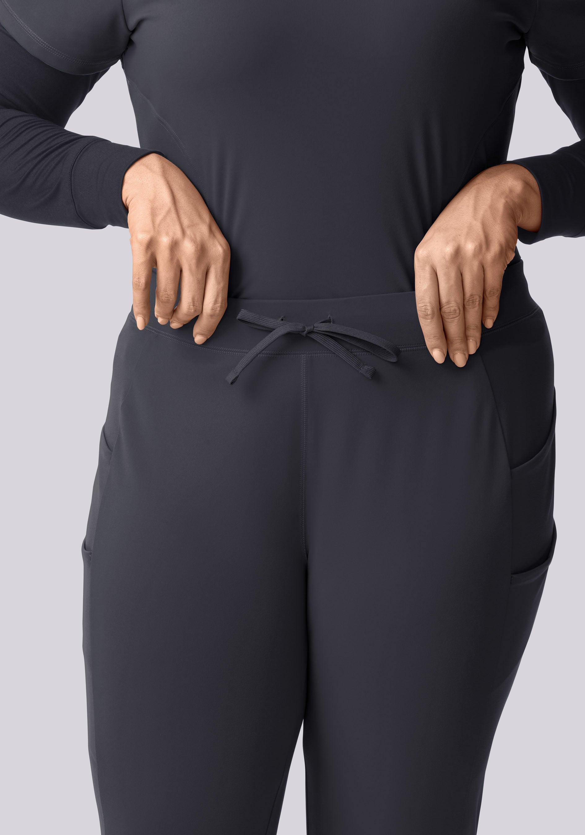 Soft Stretch Joggers Pewter