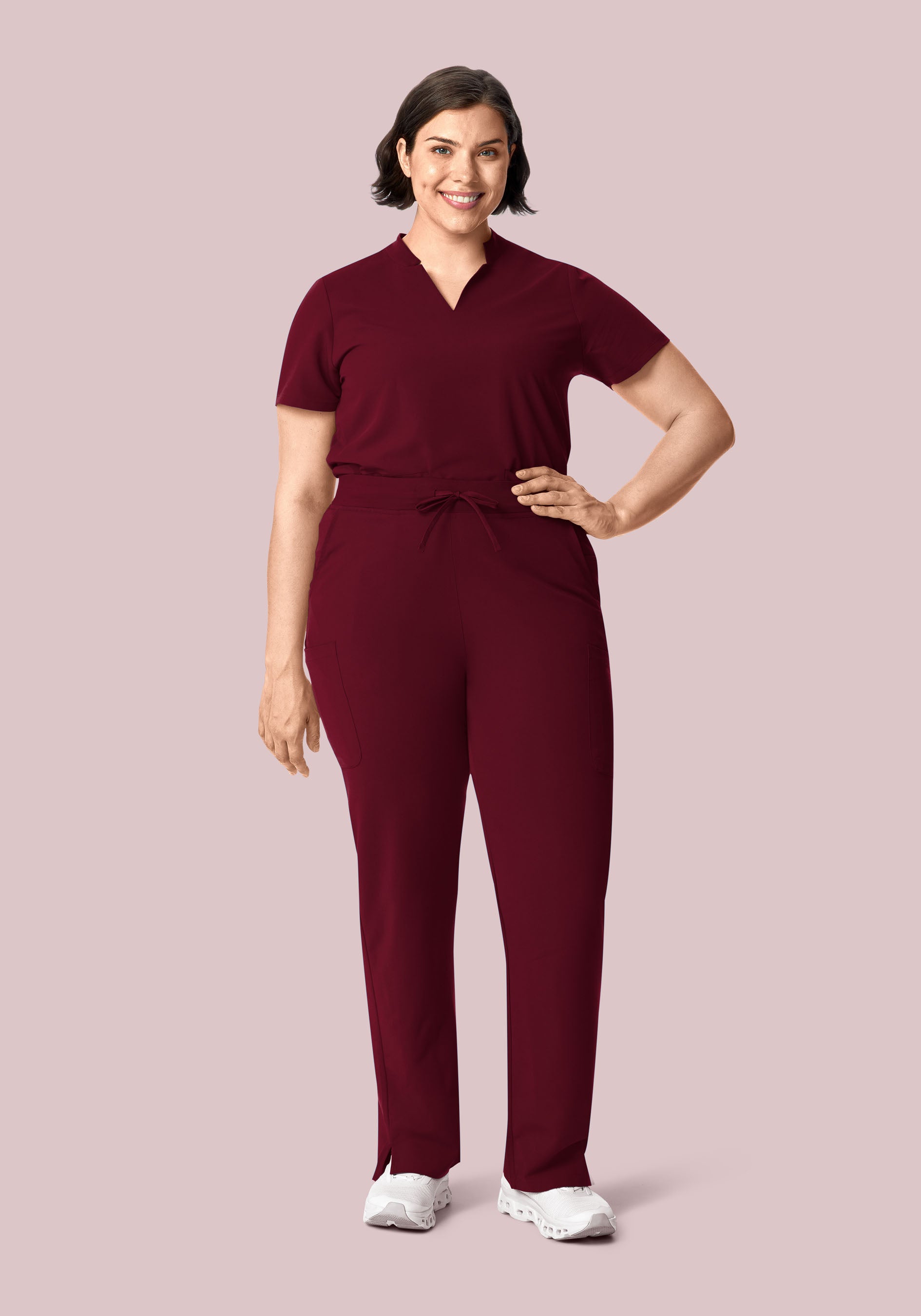 11 Pocket High Waisted Cargos Wine