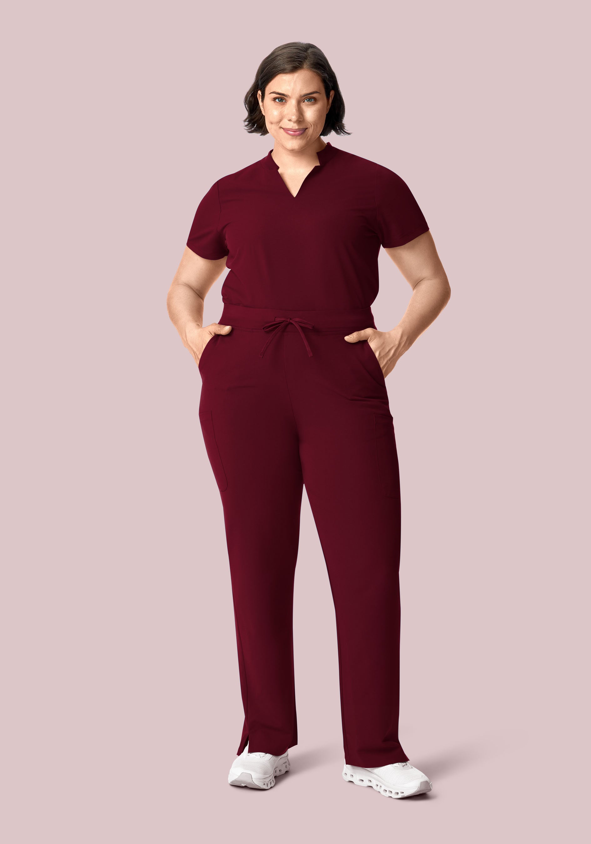 11 Pocket High Waisted Cargos Wine