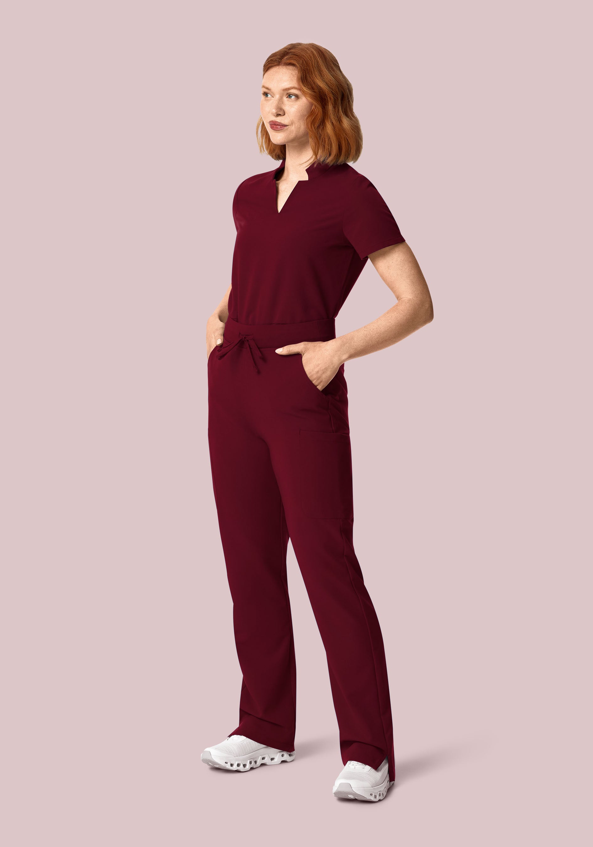 11 Pocket High Waisted Cargos Wine
