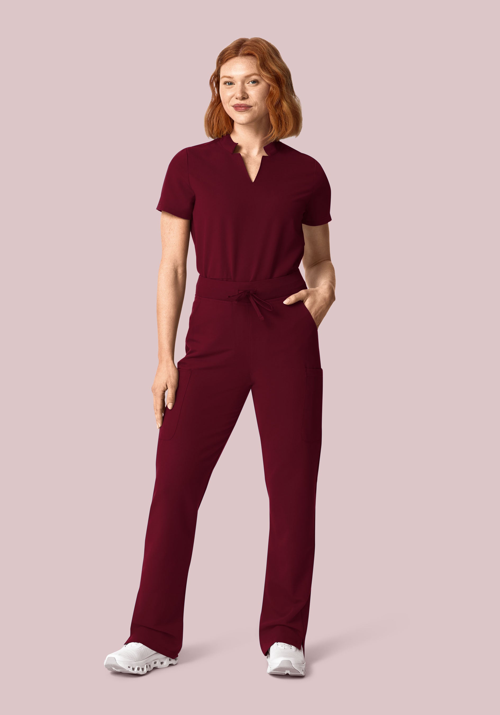 11 Pocket High Waisted Cargos Wine