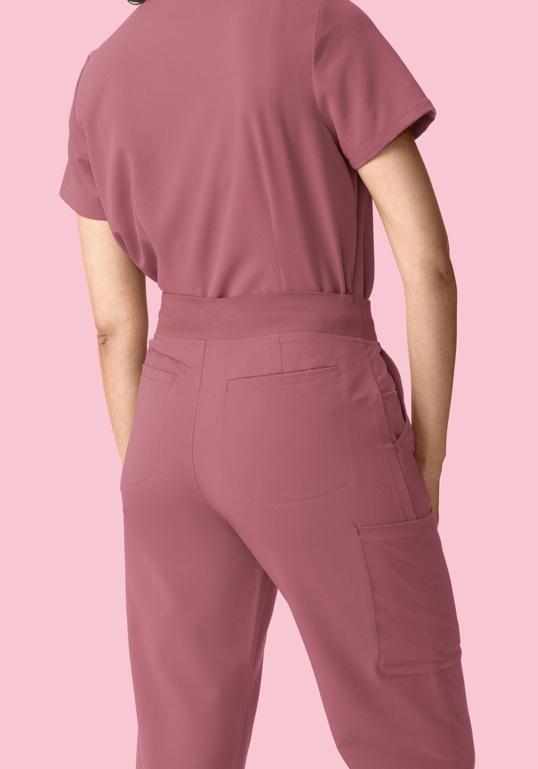 11 Pocket High Waisted Cargos Mauve
