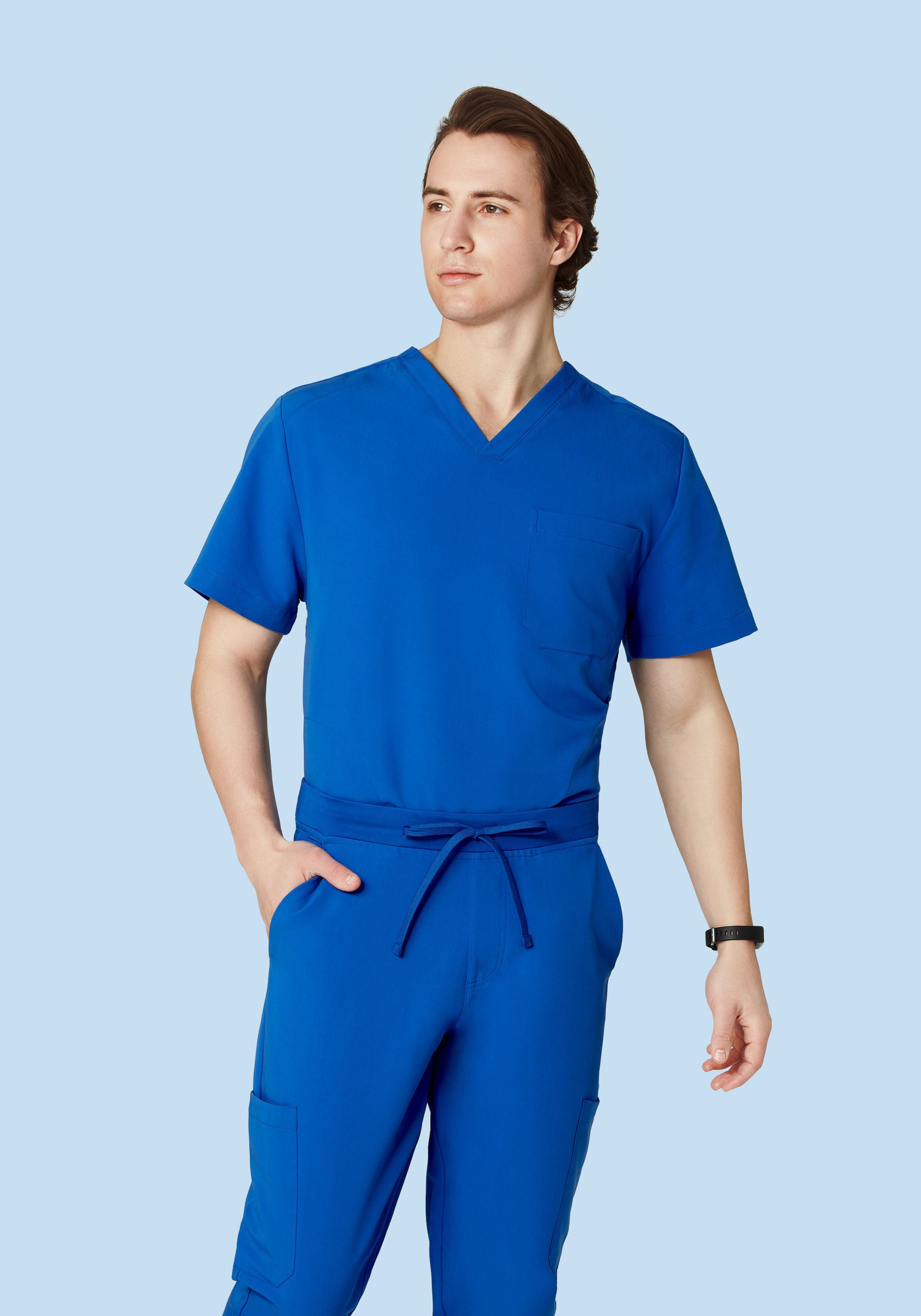 Three Pocket Top Cobalt