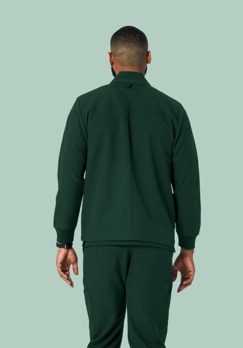 Men's Modern Scrub Jacket Midnight Green