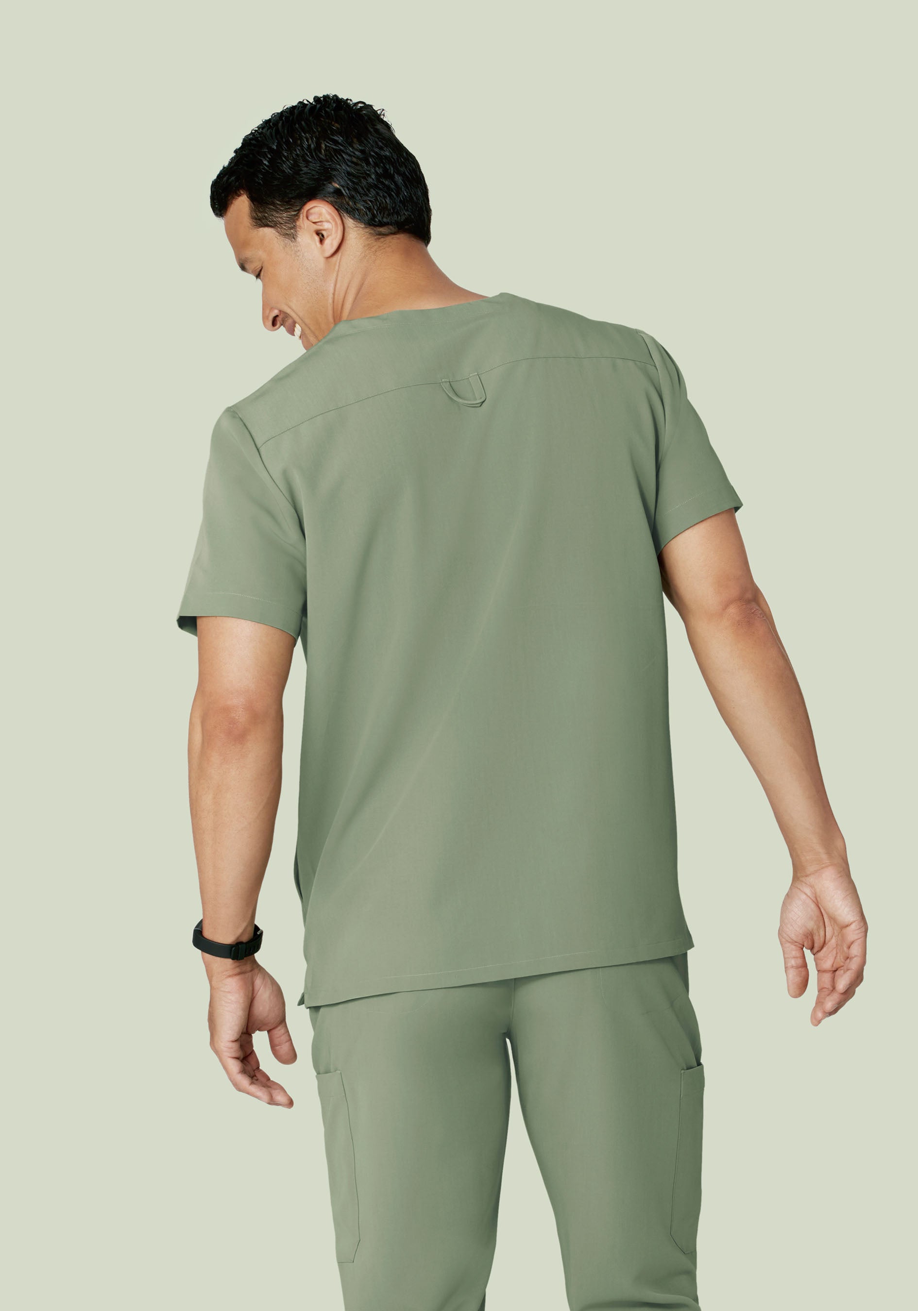Three Pocket Top Cool Sage