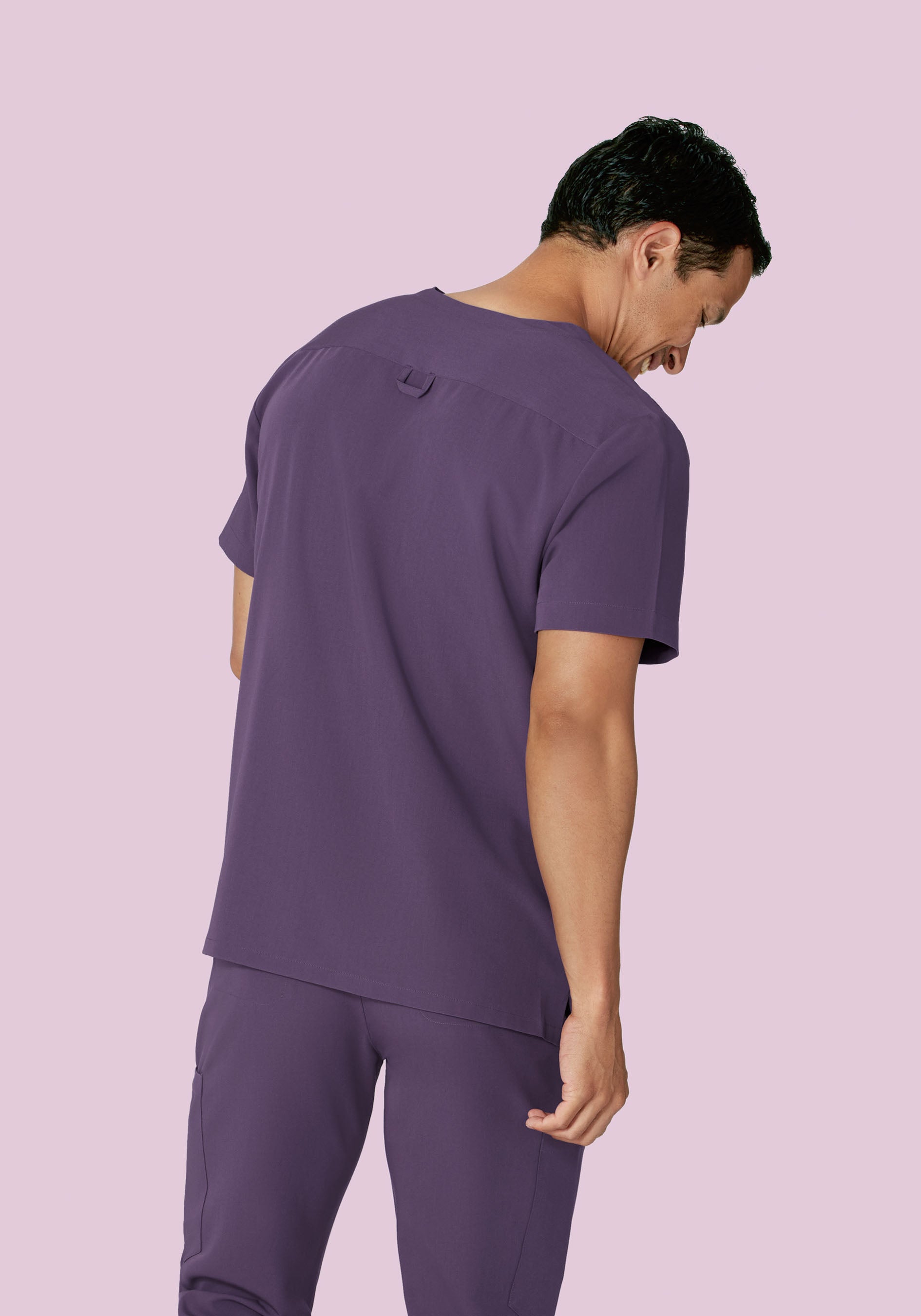 Three Pocket Top Deep Dewberry