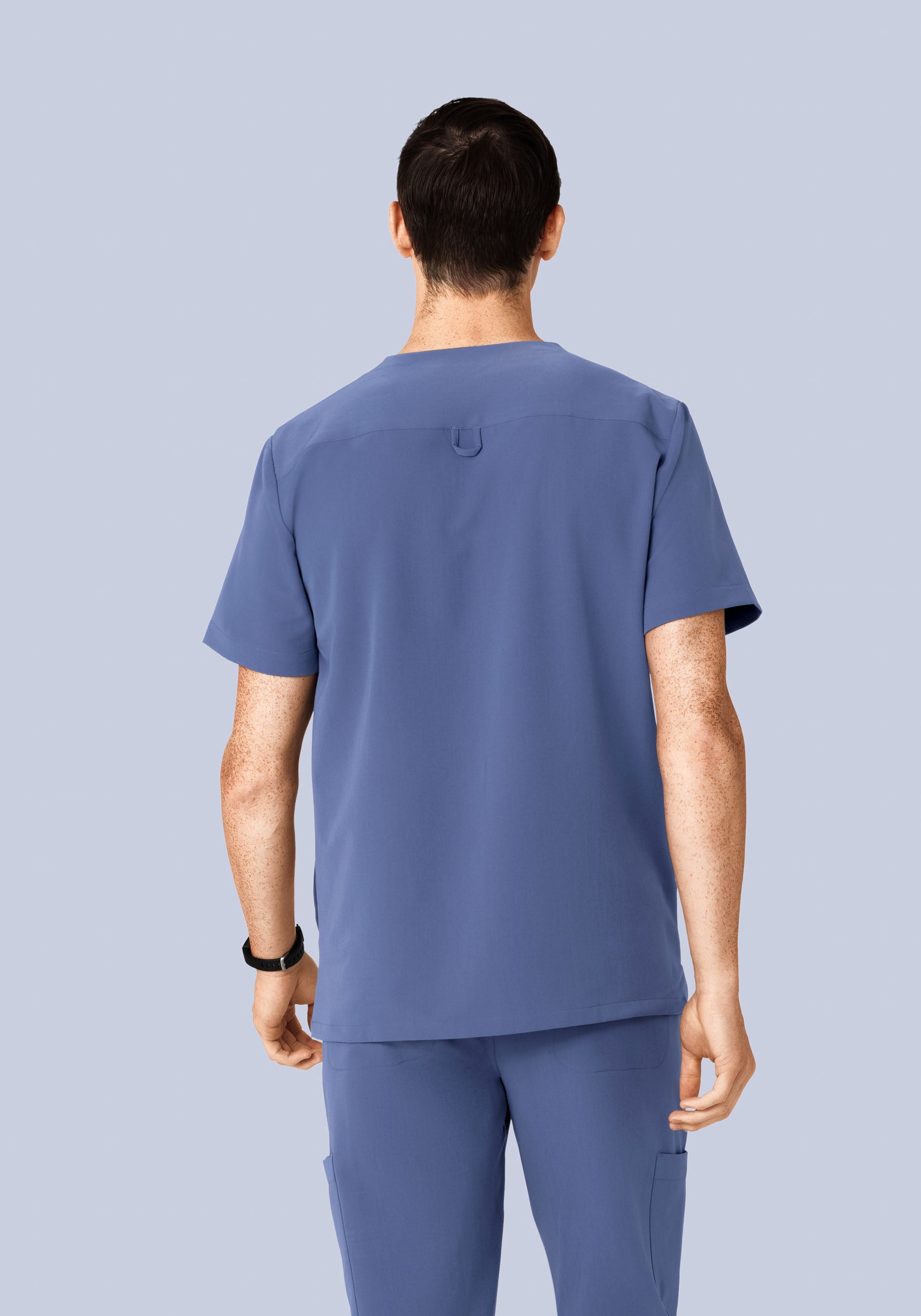 Three Pocket Top Deep Periwinkle