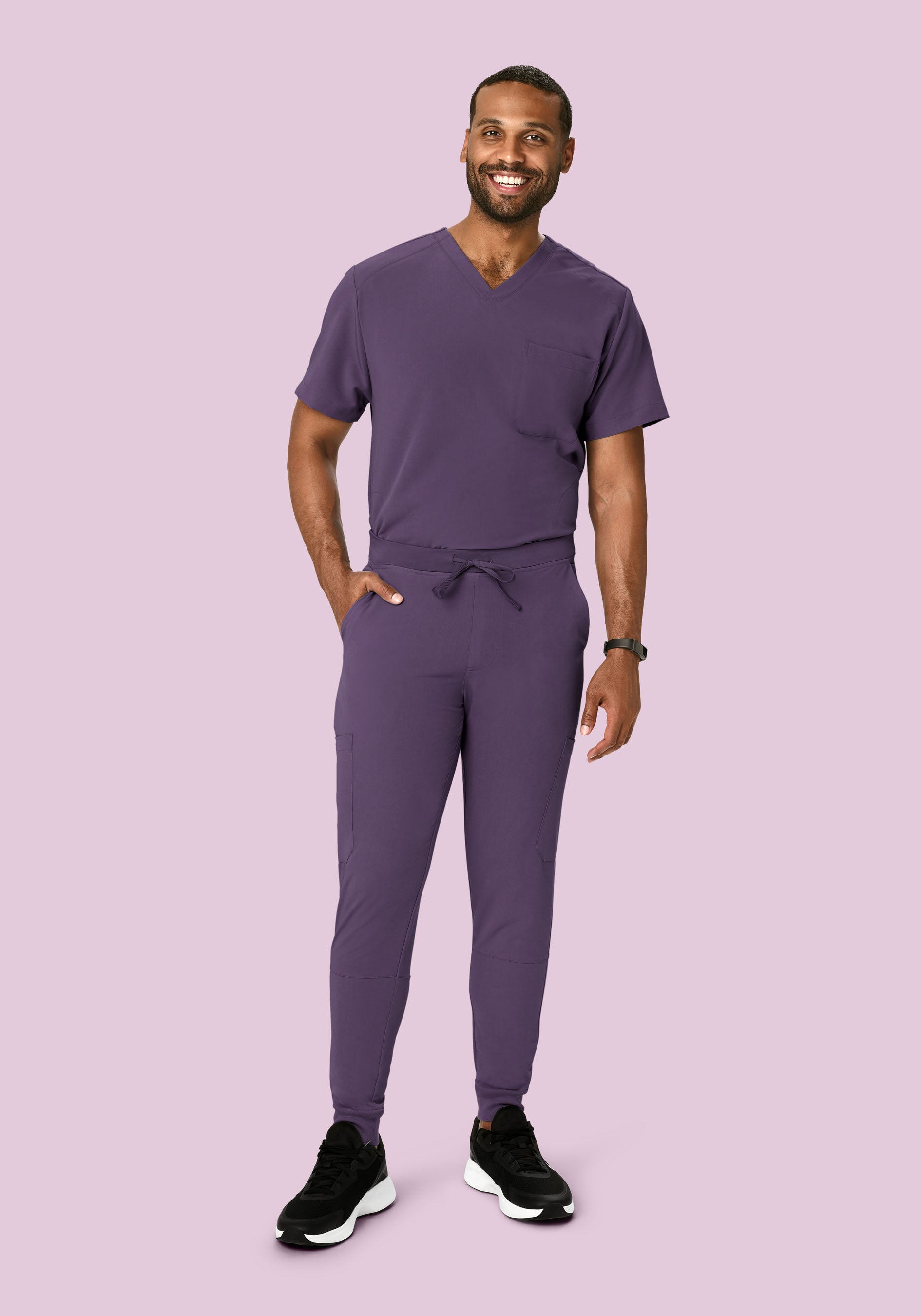 7 Pocket Joggers Deep Dewberry