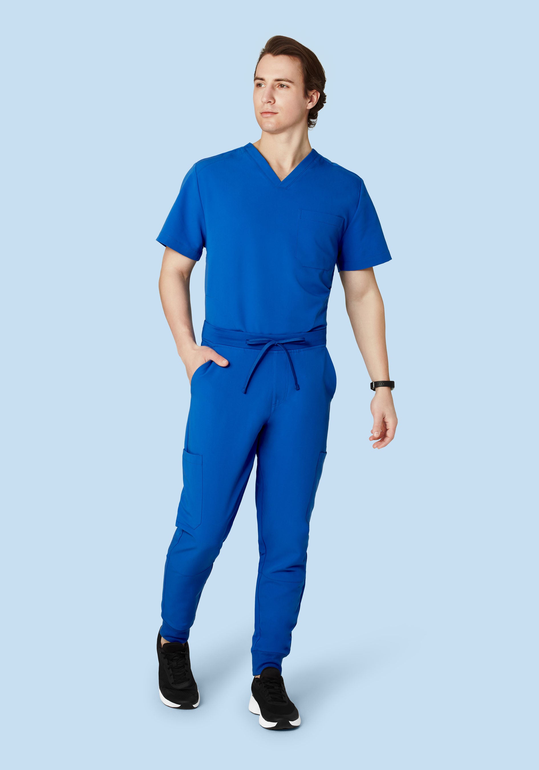 7 Pocket Joggers Cobalt