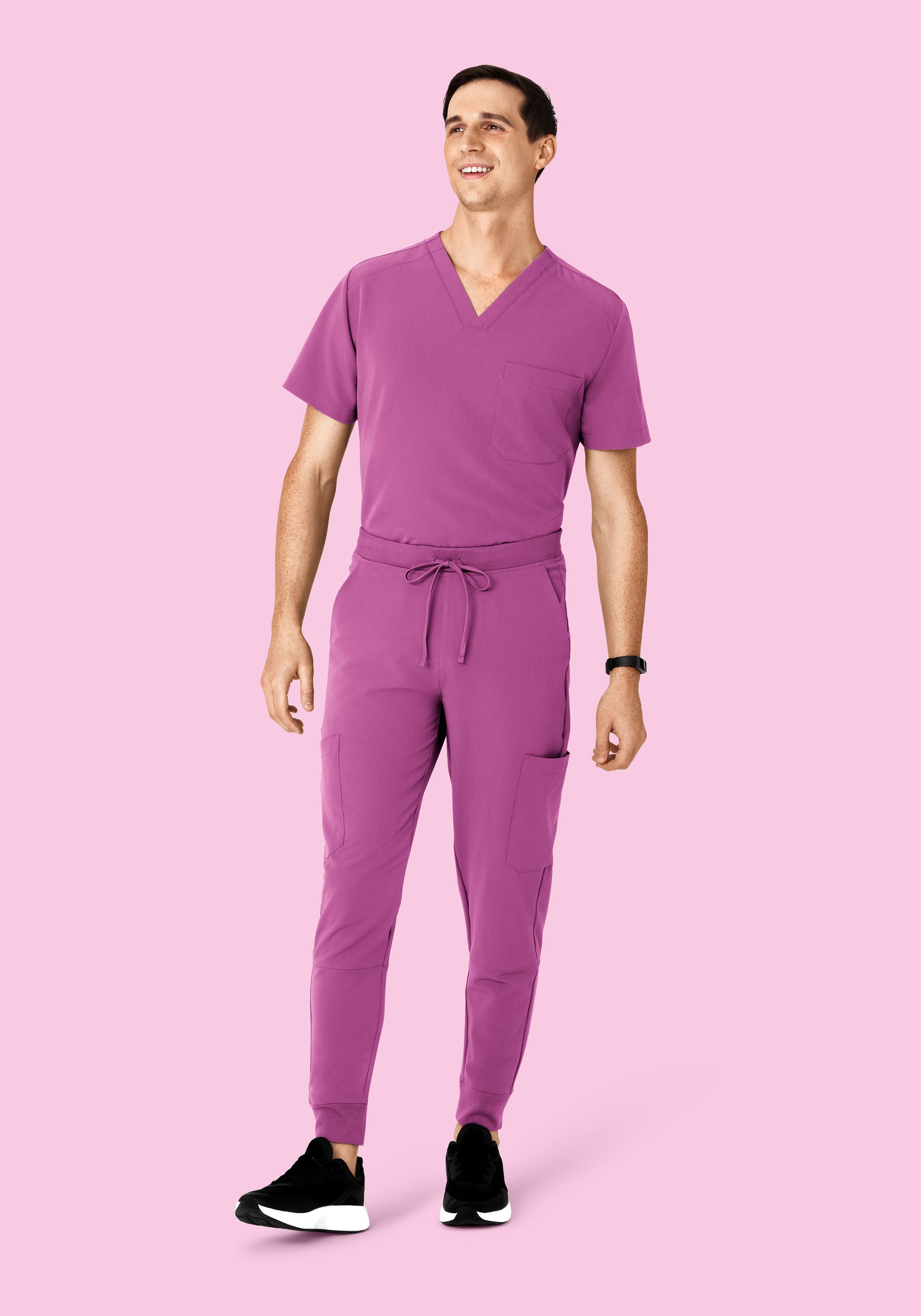 Men's Mid-Rise Jogger Scrub Pants - Cosmic | Mandala Scrubs