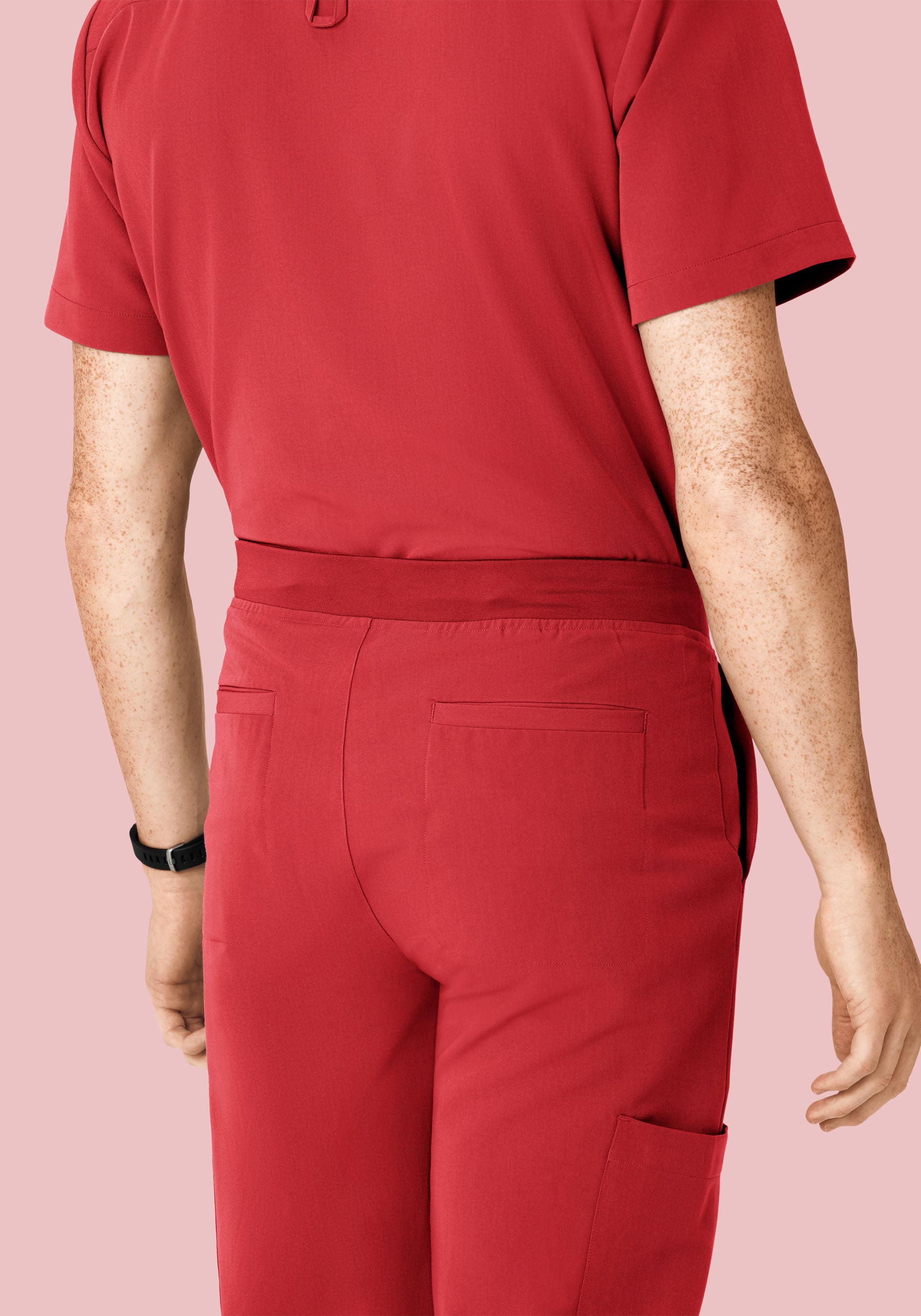 7 Pocket Joggers Cranberry