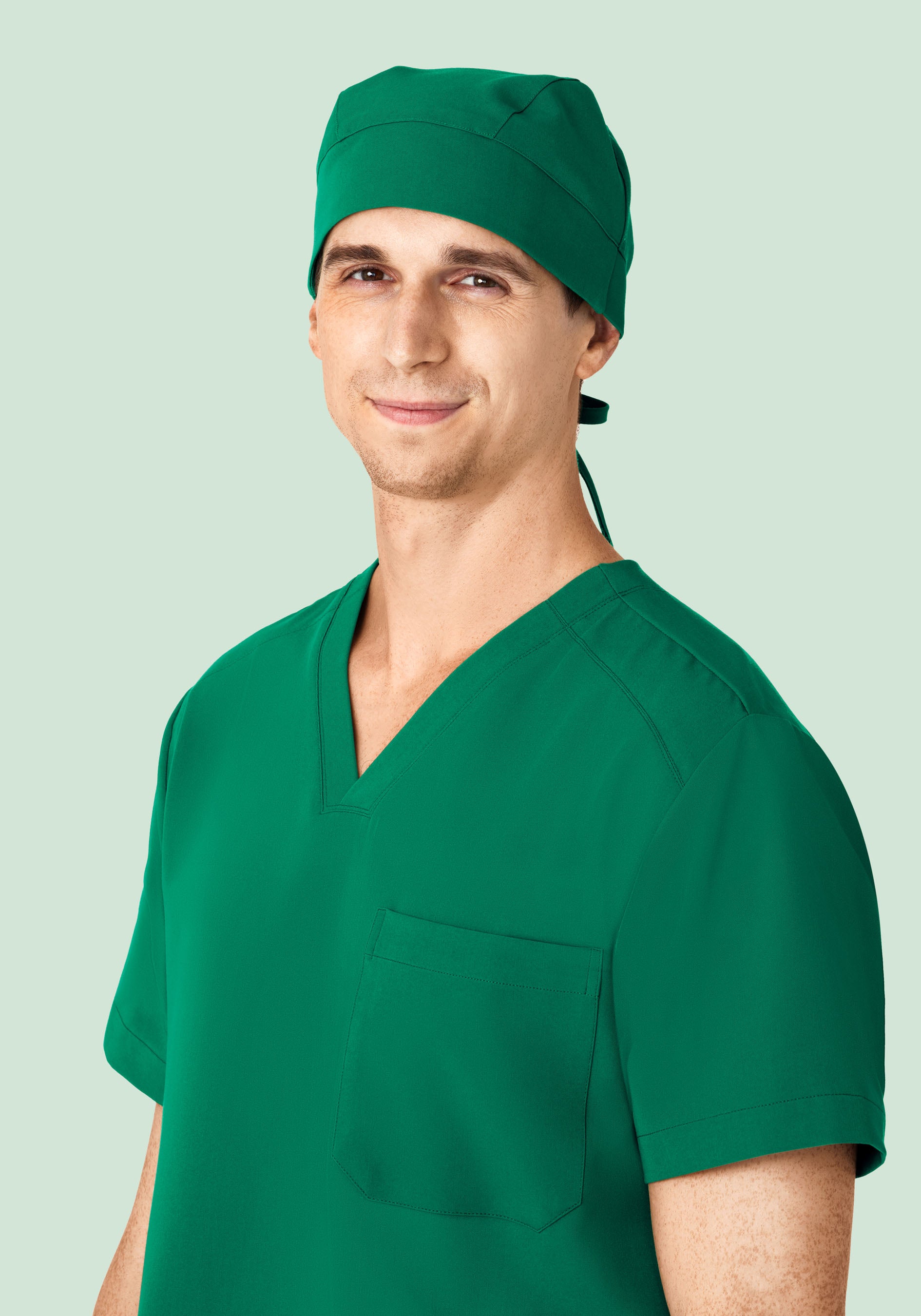 Contemporary Scrub Cap Envy Green