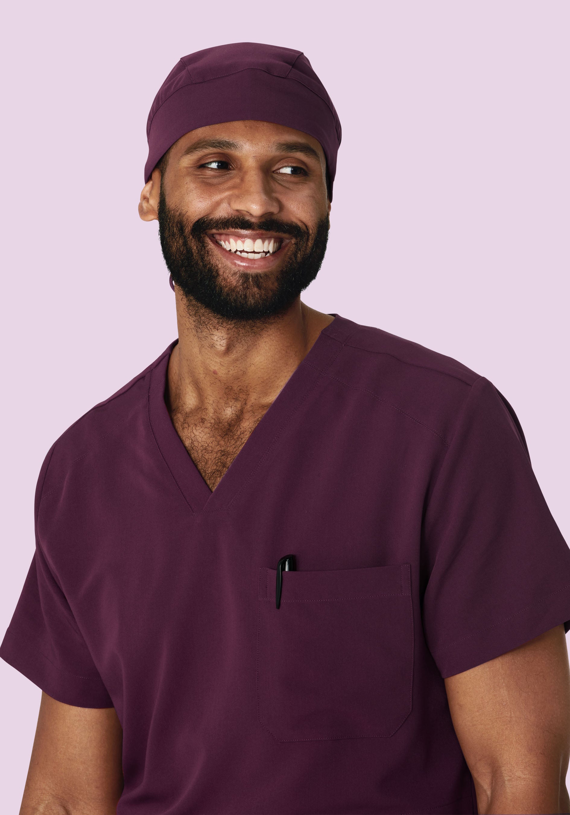 Contemporary Scrub Cap Açaí