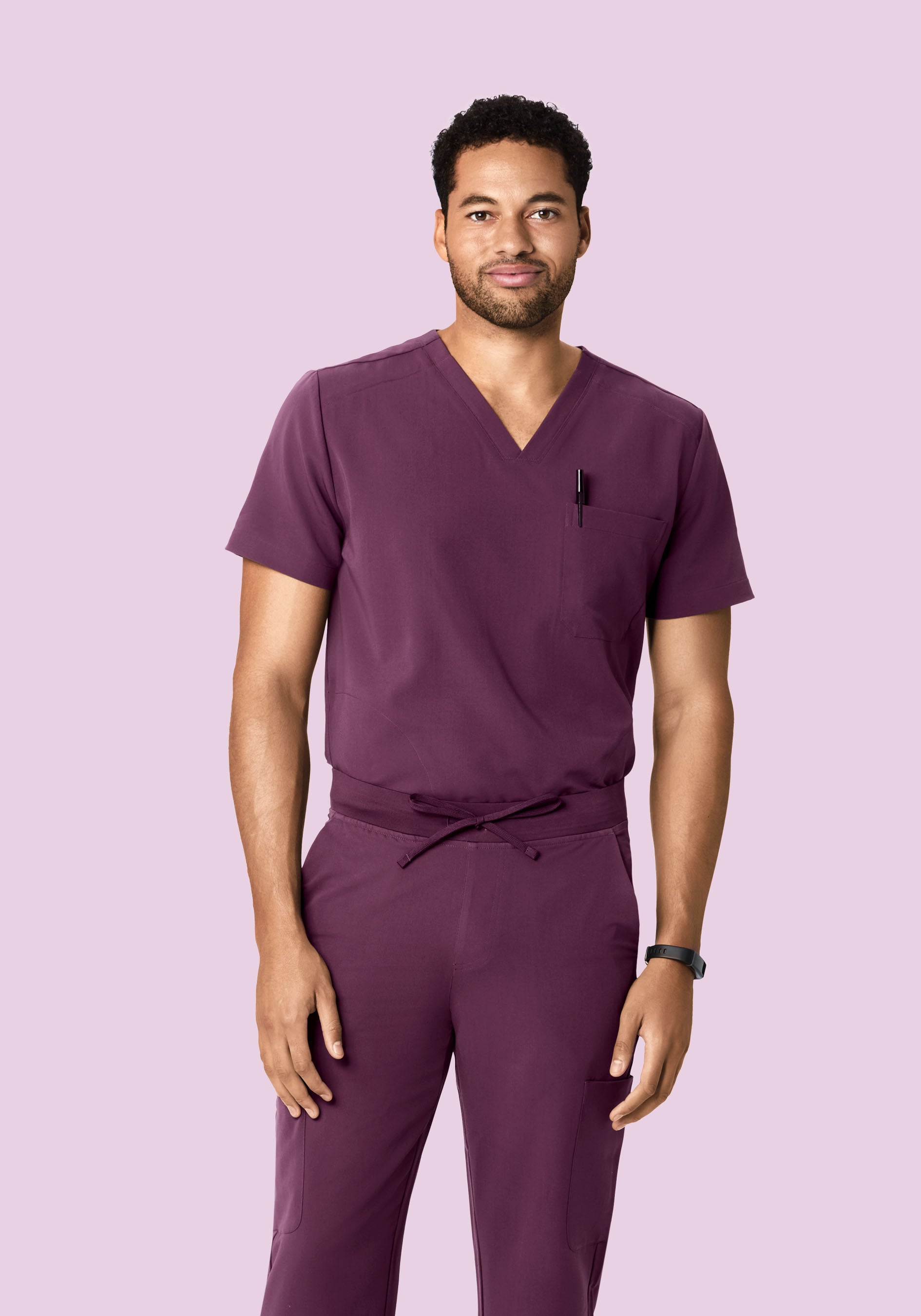 Three Pocket Top Bordeaux