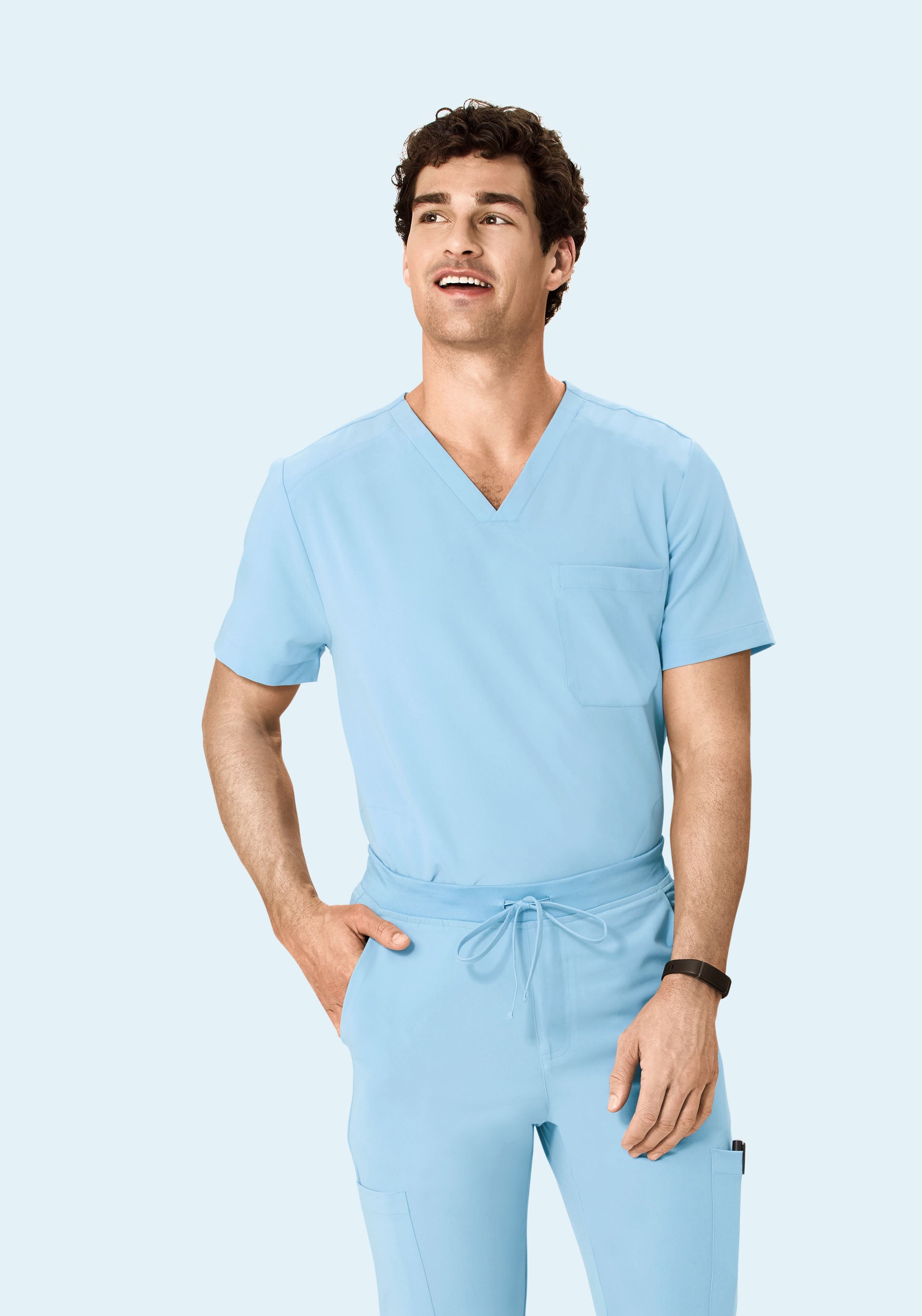 Three Pocket Top Nordic Blue