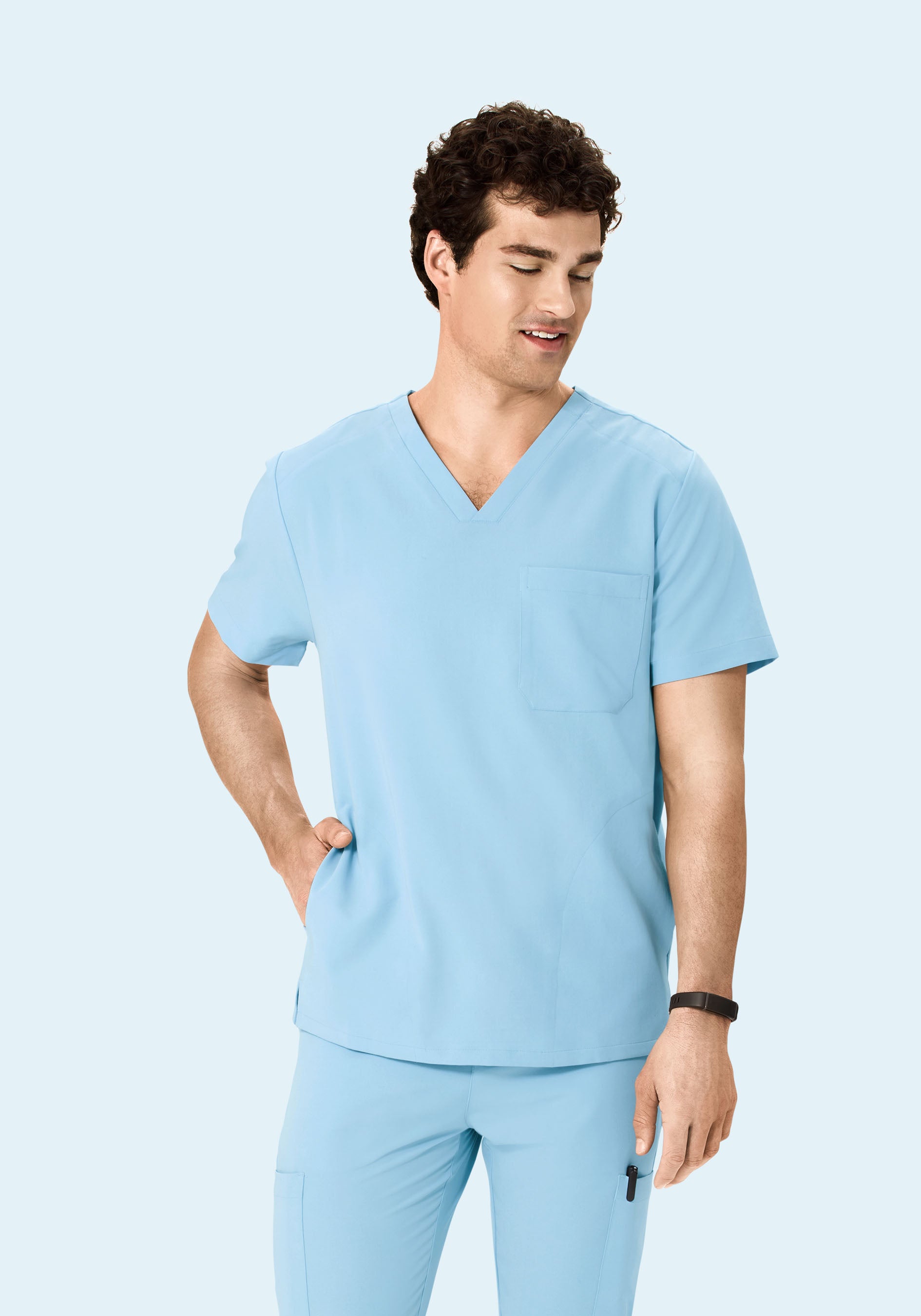 Three Pocket Top Nordic Blue