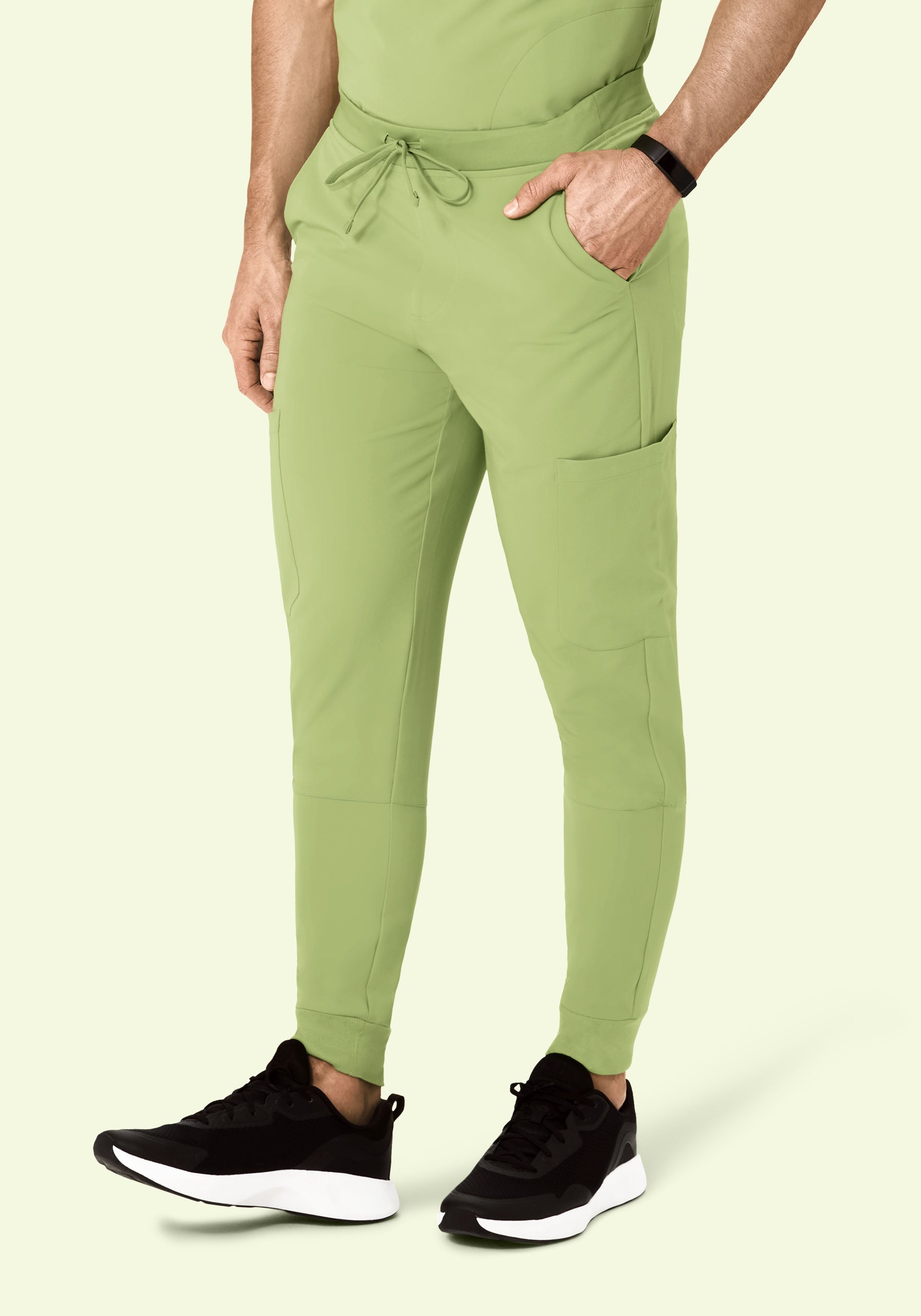 7 Pocket Joggers Fern